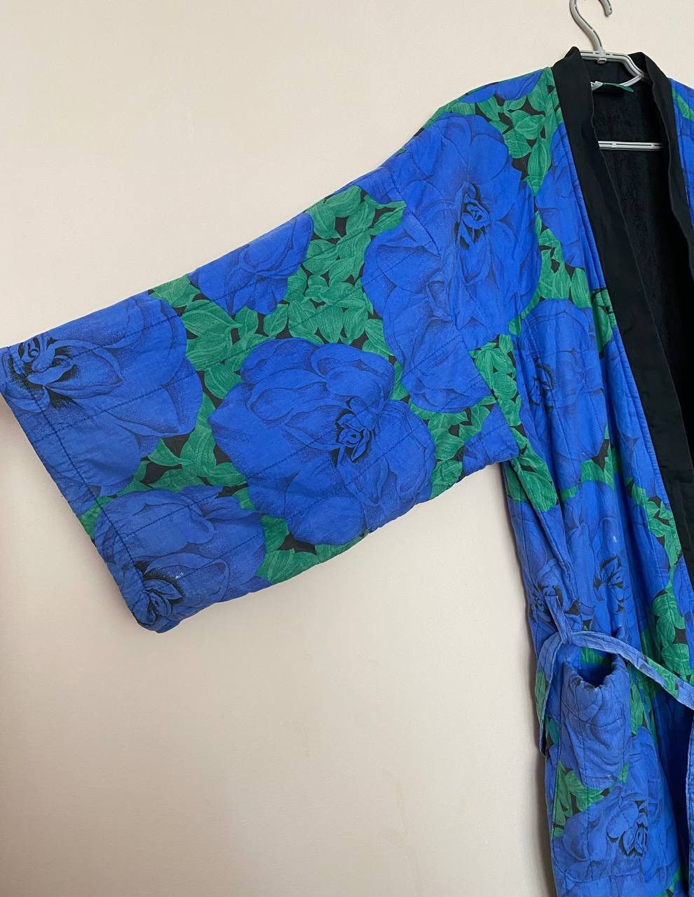 Kenzo × Vintage 👘 Vintage KENZO bathrobe Very rare floral blue Size US XL / EU 56 / 4 - 2 Thumbnail