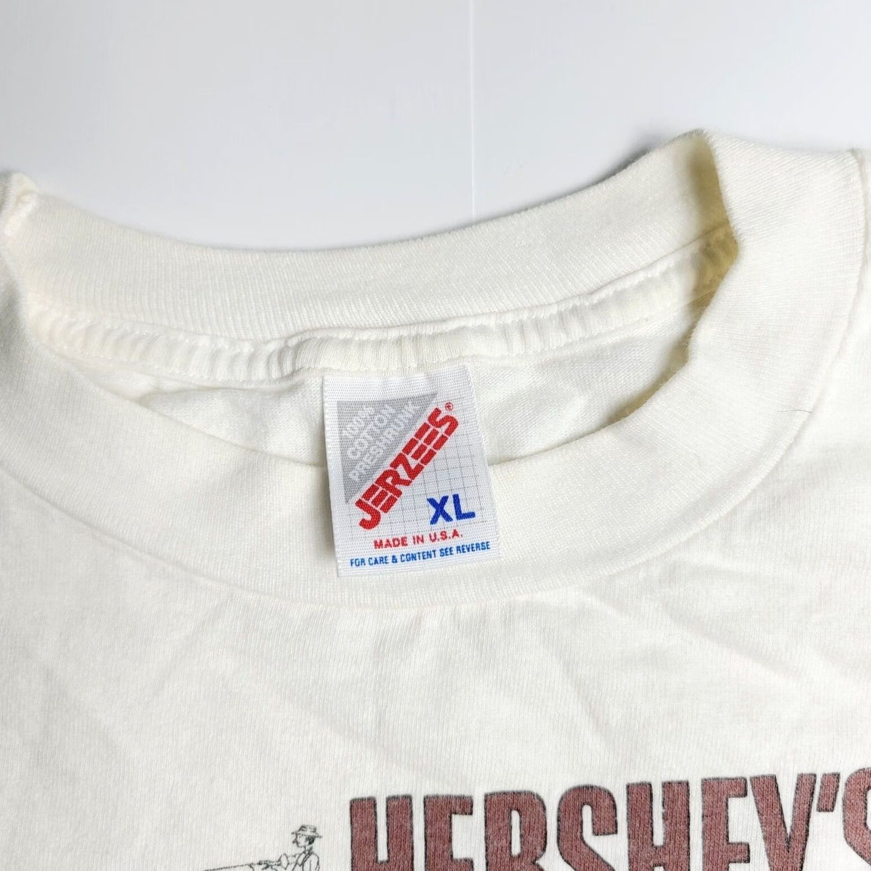 Jerzees VINTAGE 1991 Jerzees Hersey's The Great American Chocolate Factory T-Shirt Men's XL Size US XL / EU 56 / 4 - 6 Thumbnail