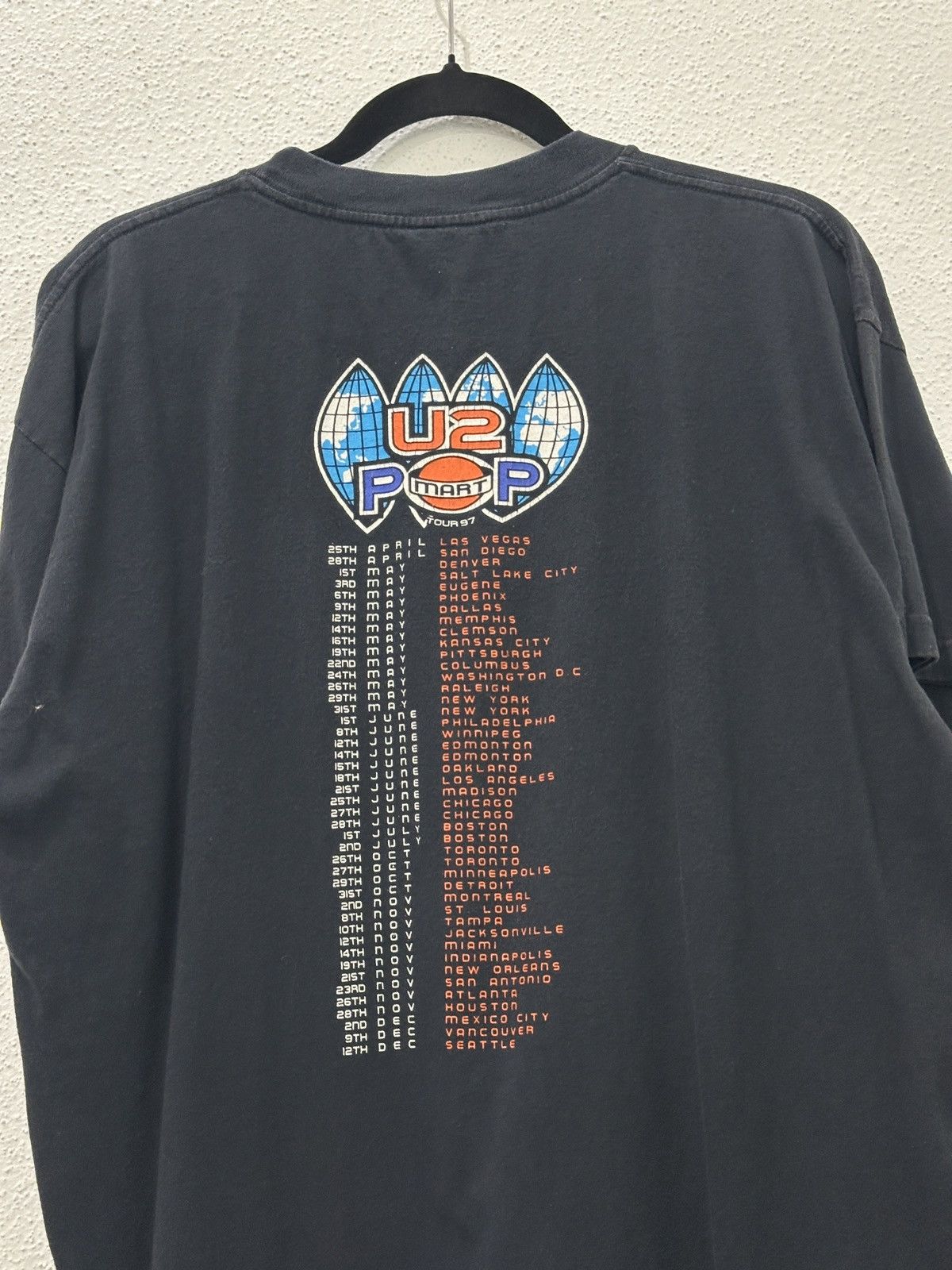 Band Tees Vintage 1997 U2 Popmart Tour Concert Merch Size XL Tshirt Size US XL / EU 56 / 4 - 3 Thumbnail