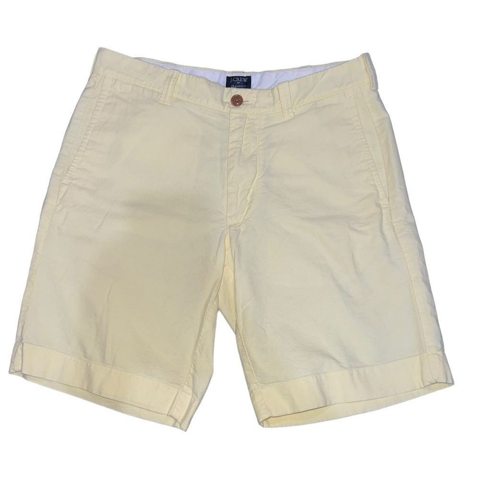 J.Crew J.Crew Gramercy Chino Shorts Mens 30W Pale Yellow Size US 30 / EU 46 - 2 Thumbnail