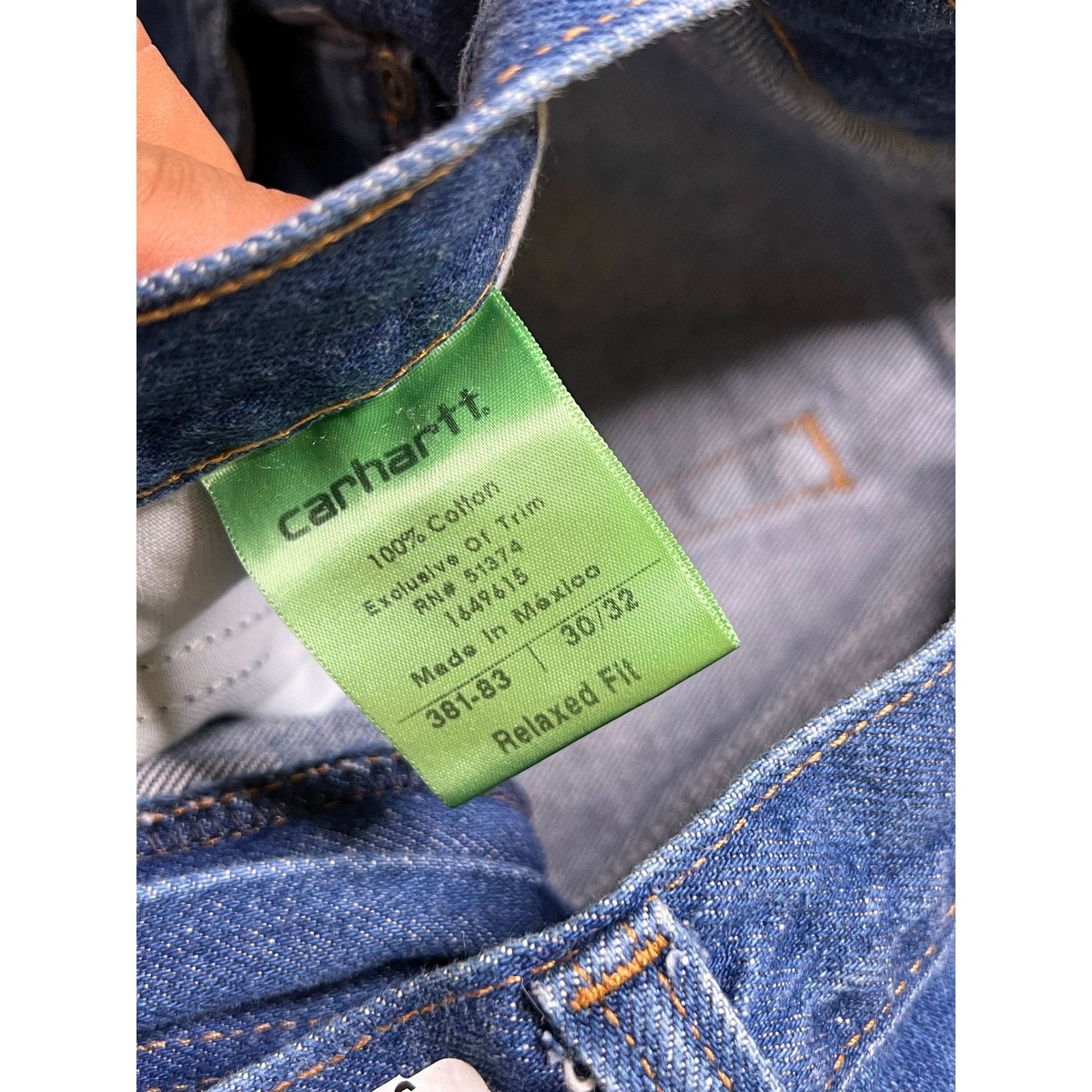 Carhartt Vintage Carhartt Jeans Mens 30x32 Blue Denim Utility Work Size US 30 / EU 46 - 3 Thumbnail