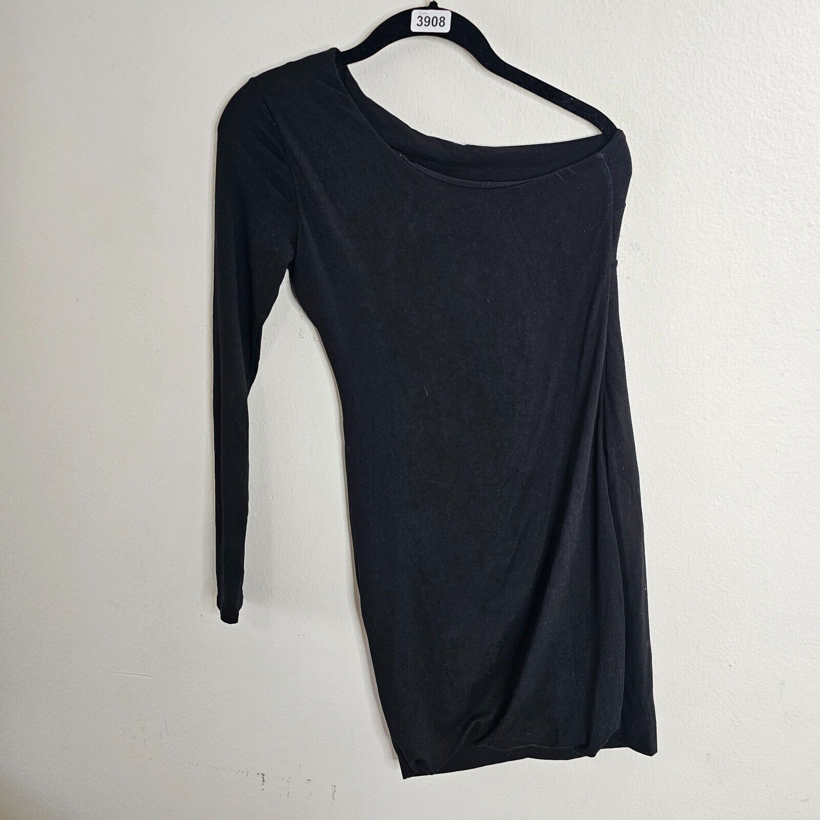 Other NWT Black Jocie One Shoulder Long Sleeve Cut-Out Mini M Size M / US 6-8 / IT 42-44 - 2 Thumbnail