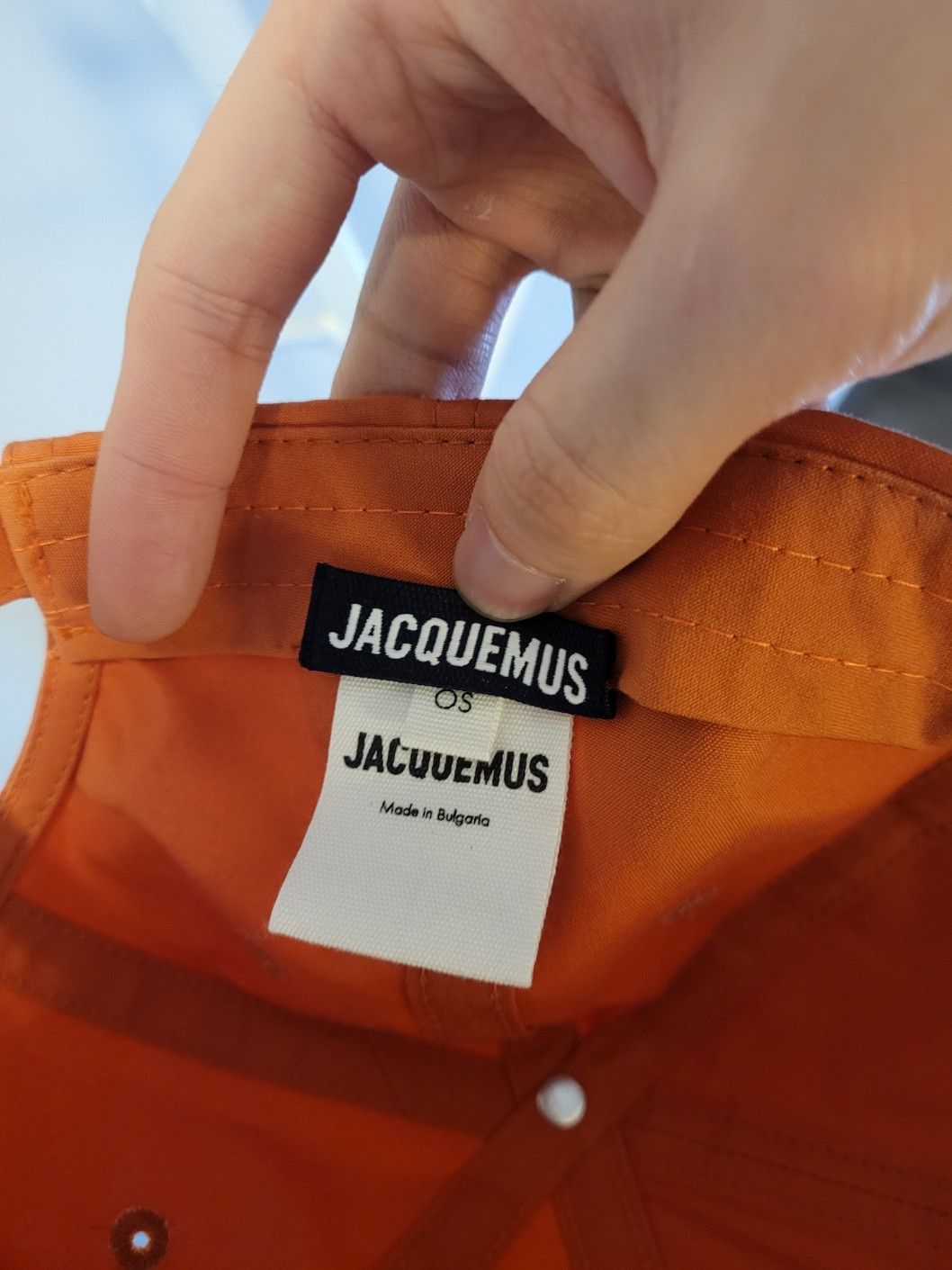 Jacquemus Jacquemus Orange Cap Size ONE SIZE - 4 Thumbnail