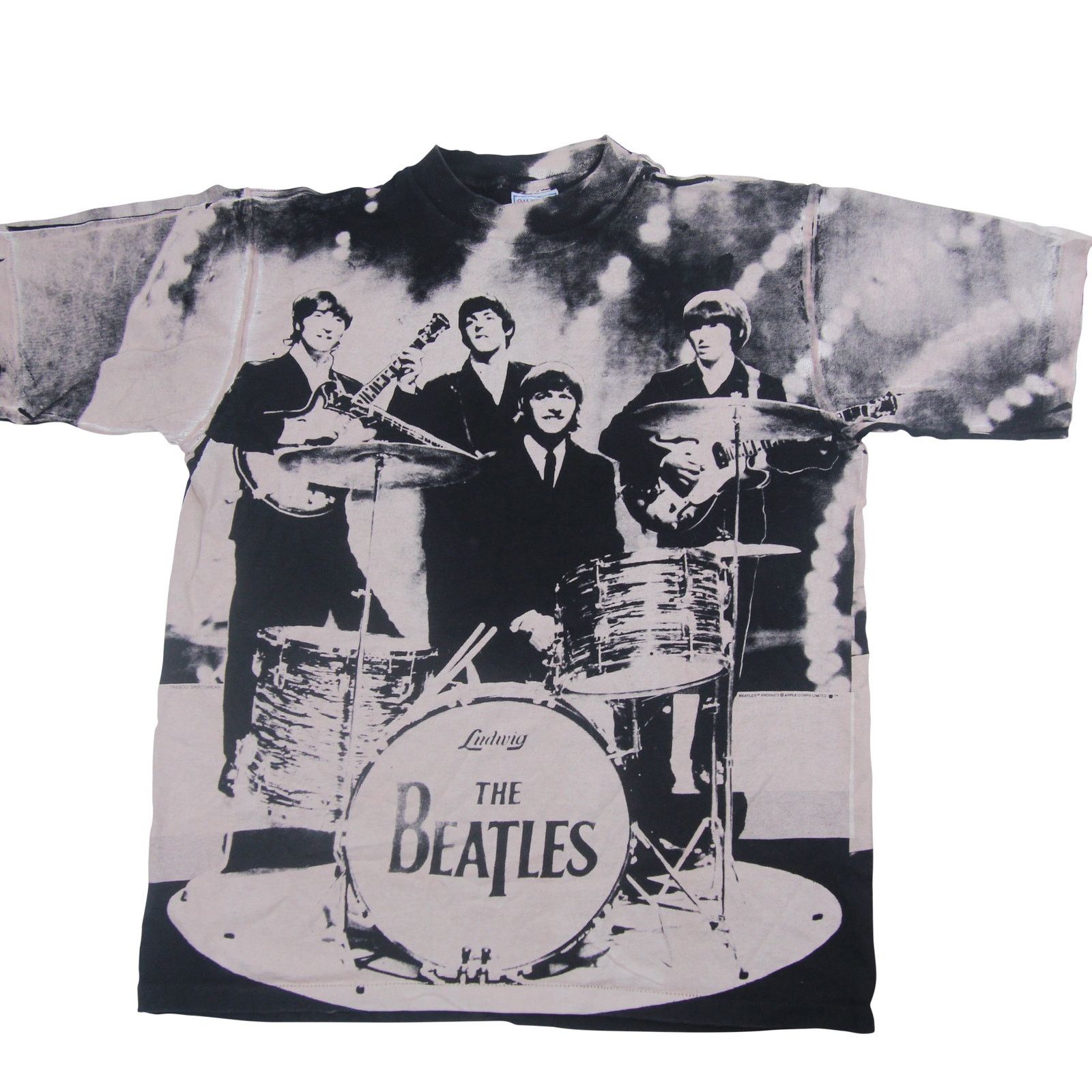 Band Tees × Vintage Vintage The Beatles Allover Print Graphic T Shirt Size US L / EU 52-54 / 3 - 1 Thumbnail