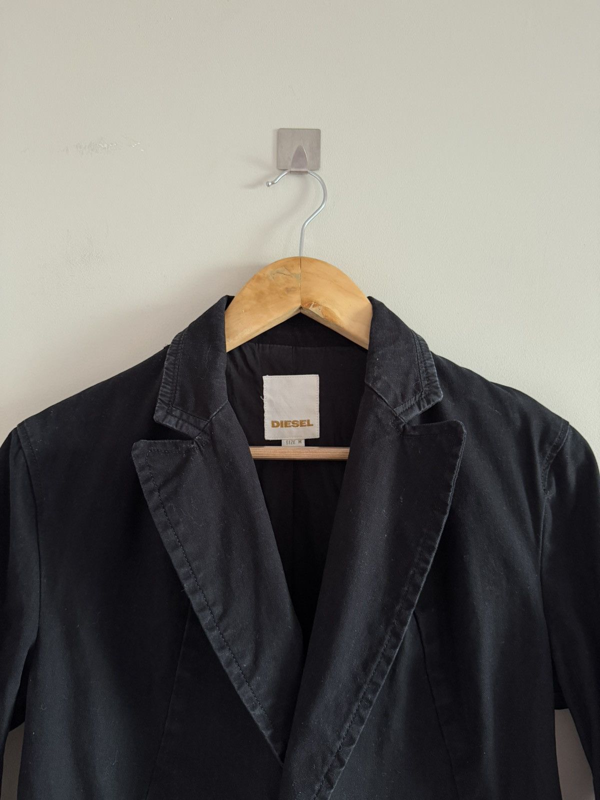 Diesel Diesel Black Fitted Blazer Zip Detail Size M / US 6-8 / IT 42-44 - 2 Thumbnail