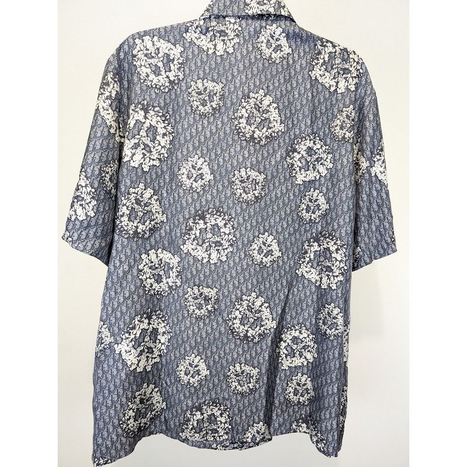 DENIM TEARS × Dior o1rshd1 M. Woven Shirt in Blue Size US M / EU 48-50 / 2 - 9 Thumbnail