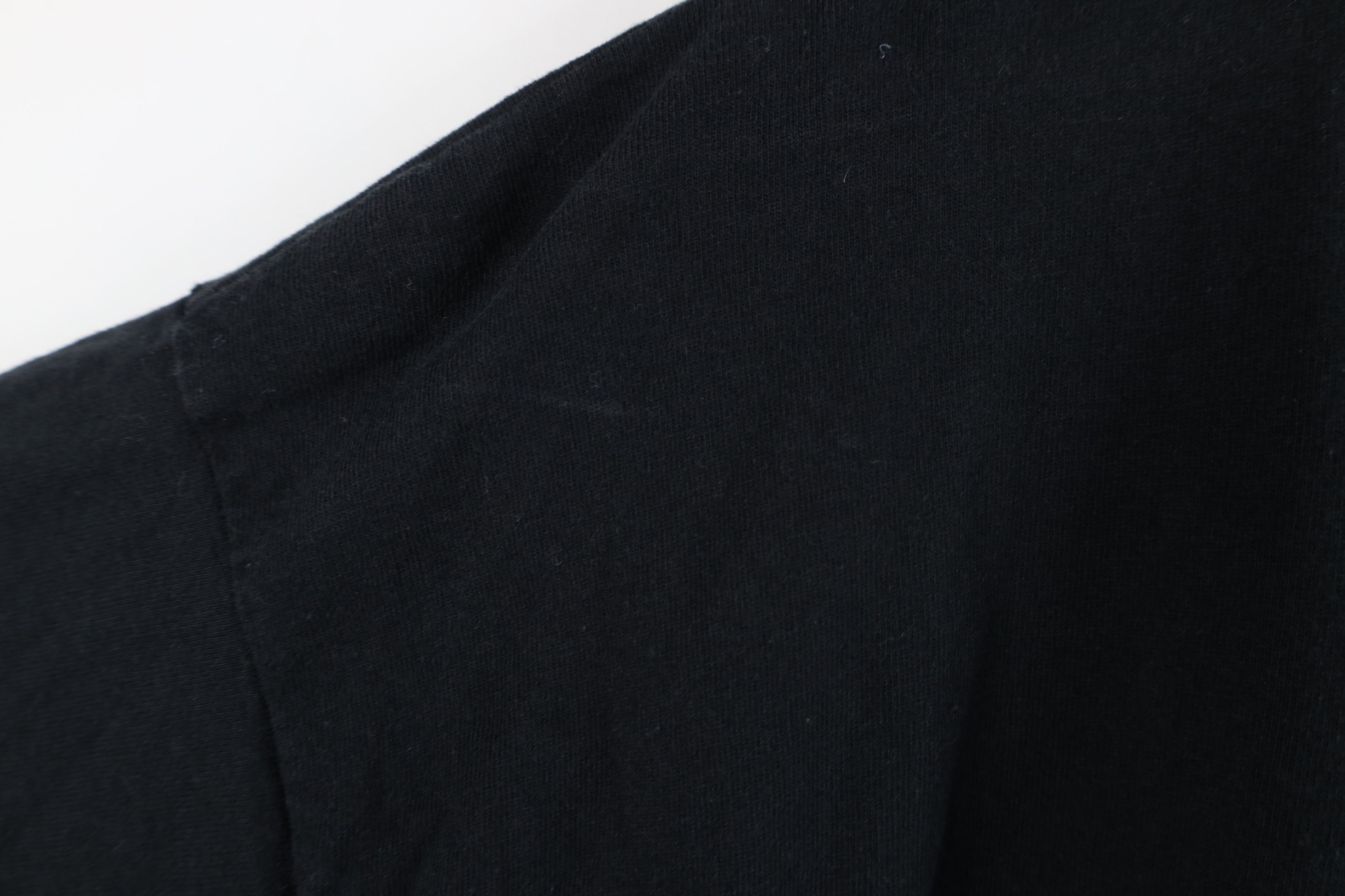 Vintage Vintage 90s Streetwear Blank Heavy Cotton T-Shirt Black USA Size US XXL / EU 58 / 5 - 7 Thumbnail