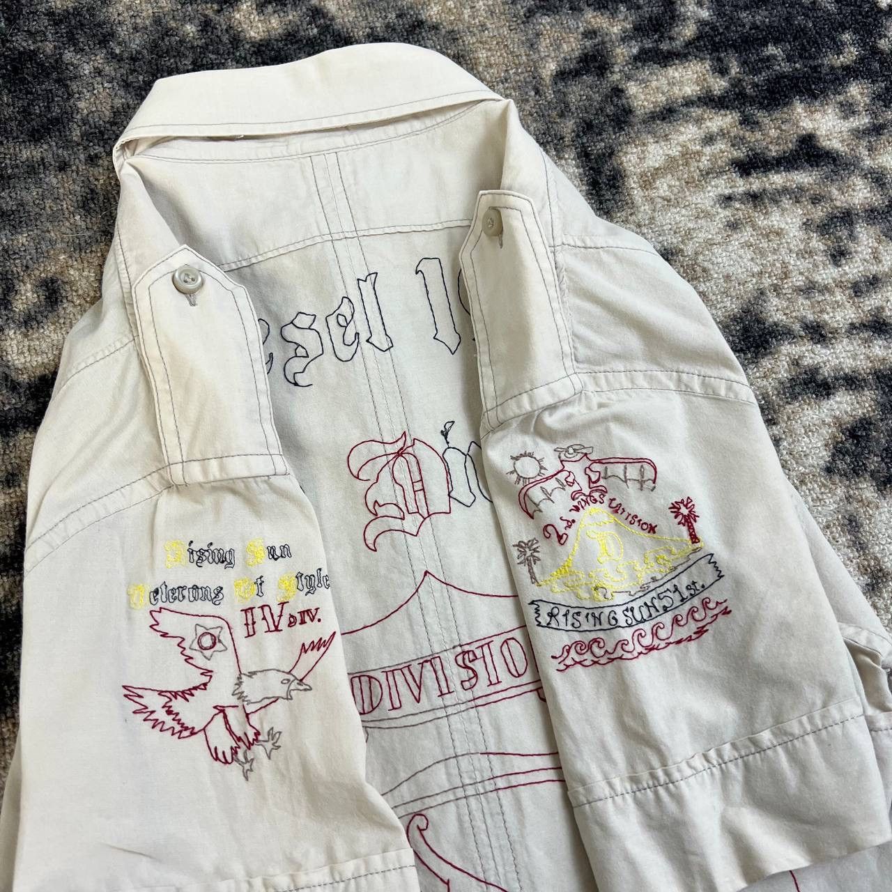 Diesel Diesel Vintage Y2K Big Logo Button Up Shirt Size US M / EU 48-50 / 2 - 6 Thumbnail