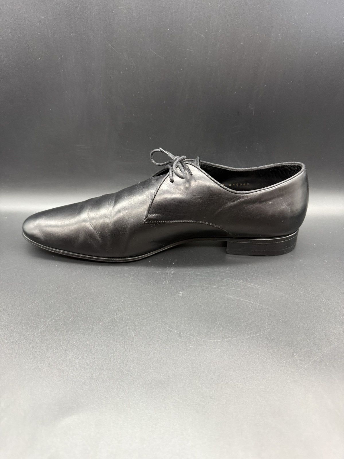 Saint Laurent Paris SAINT LAURENT PARIS — Black Leather Derby | EU 44.5 Size US 11.5 / EU 44-45 - 6 Thumbnail