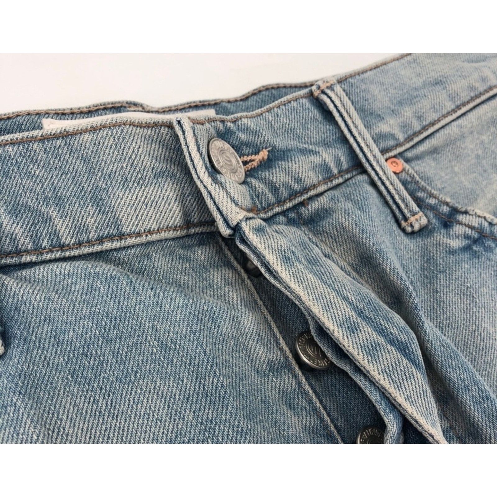 MOTHER MOTHER SUPERIOR The Angel Peg Mini Fray Denim Skirt Size 25 Size 25" / US 0 / IT 36 - 7 Thumbnail