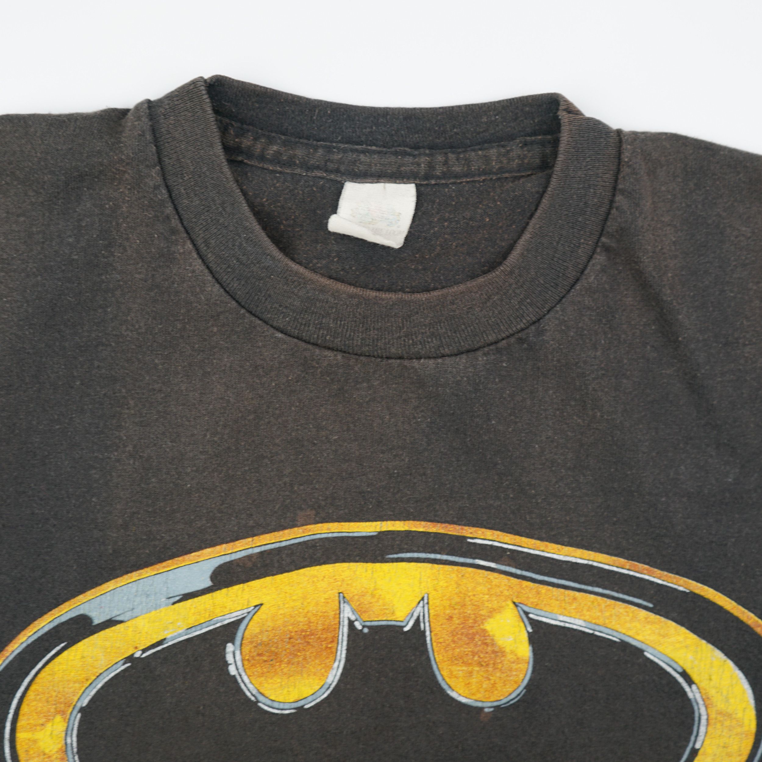 DC Comics × Vintage Vintage 1989 Batman Logo T-Shirt Size US L / EU 52-54 / 3 - 6 Thumbnail