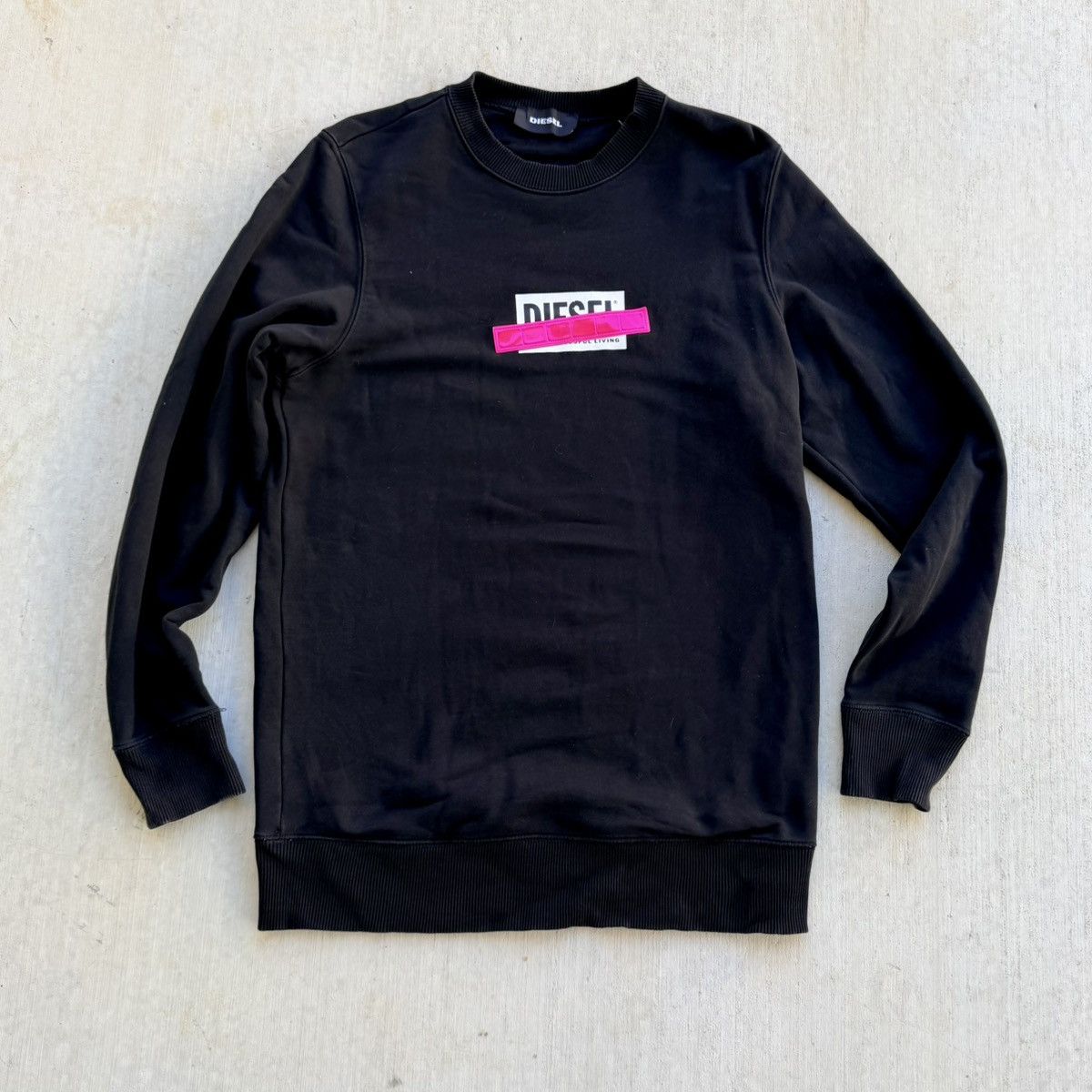 Diesel Diesel Sweatshirt Men Size Small Crew Neck Pullover Elongate Size US S / EU 44-46 / 1 - 1 Thumbnail