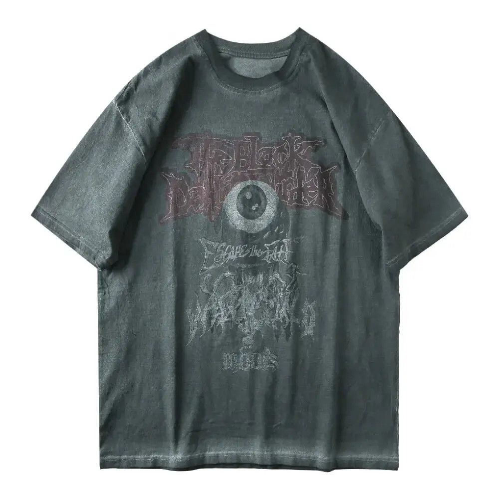Japanese Brand × Vintage Dark Evil Eye Print Streetwear T shirt mens Size US XL / EU 56 / 4 - 1 Thumbnail
