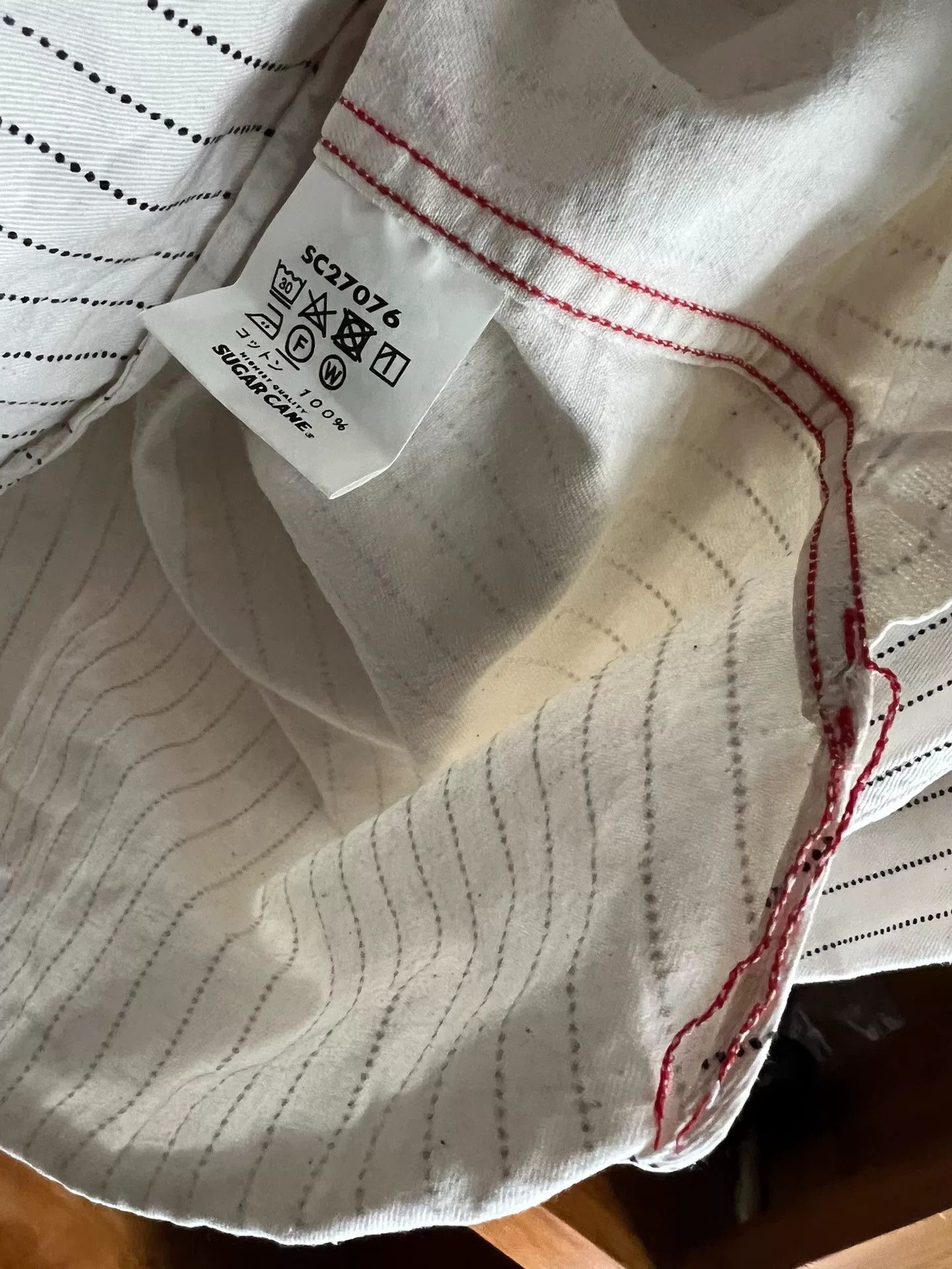 Sugar Cane Sugar Cane White Wabash Work Shirt Size US M / EU 48-50 / 2 - 6 Thumbnail