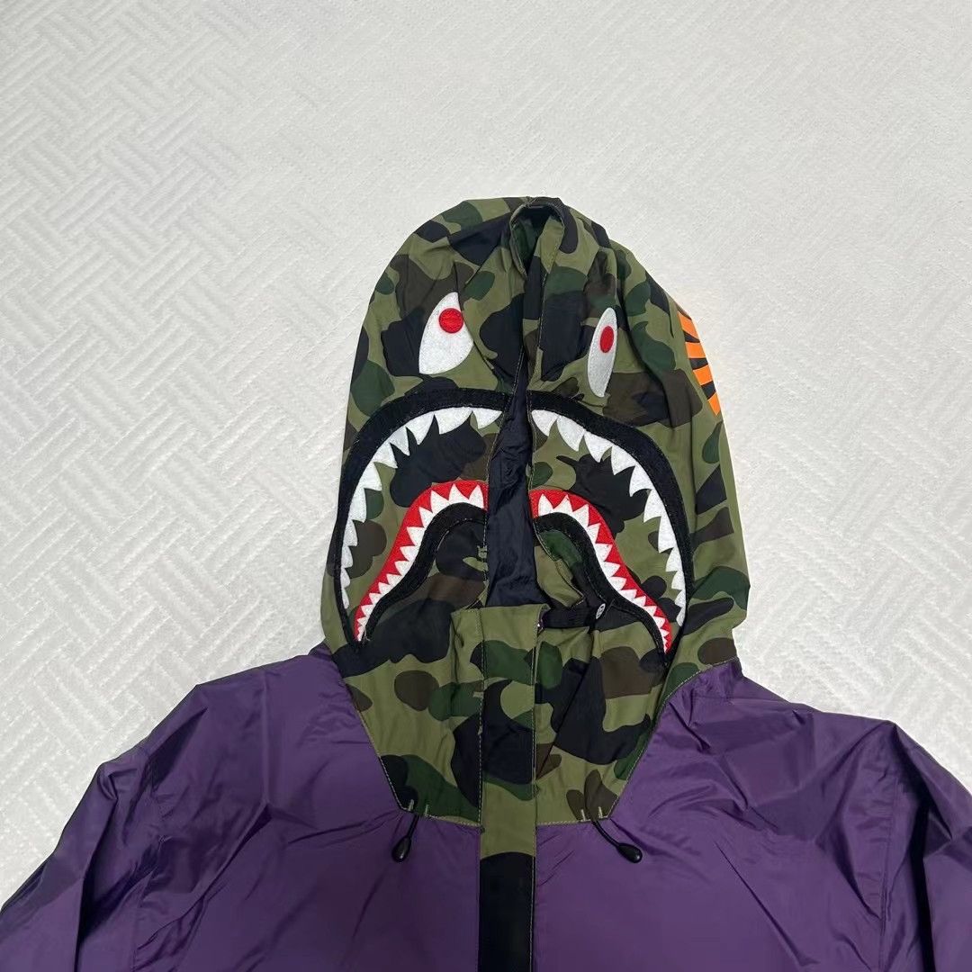 Bape COLOR CAMO SHARK JACKET Size US M / EU 48-50 / 2 - 2 Thumbnail