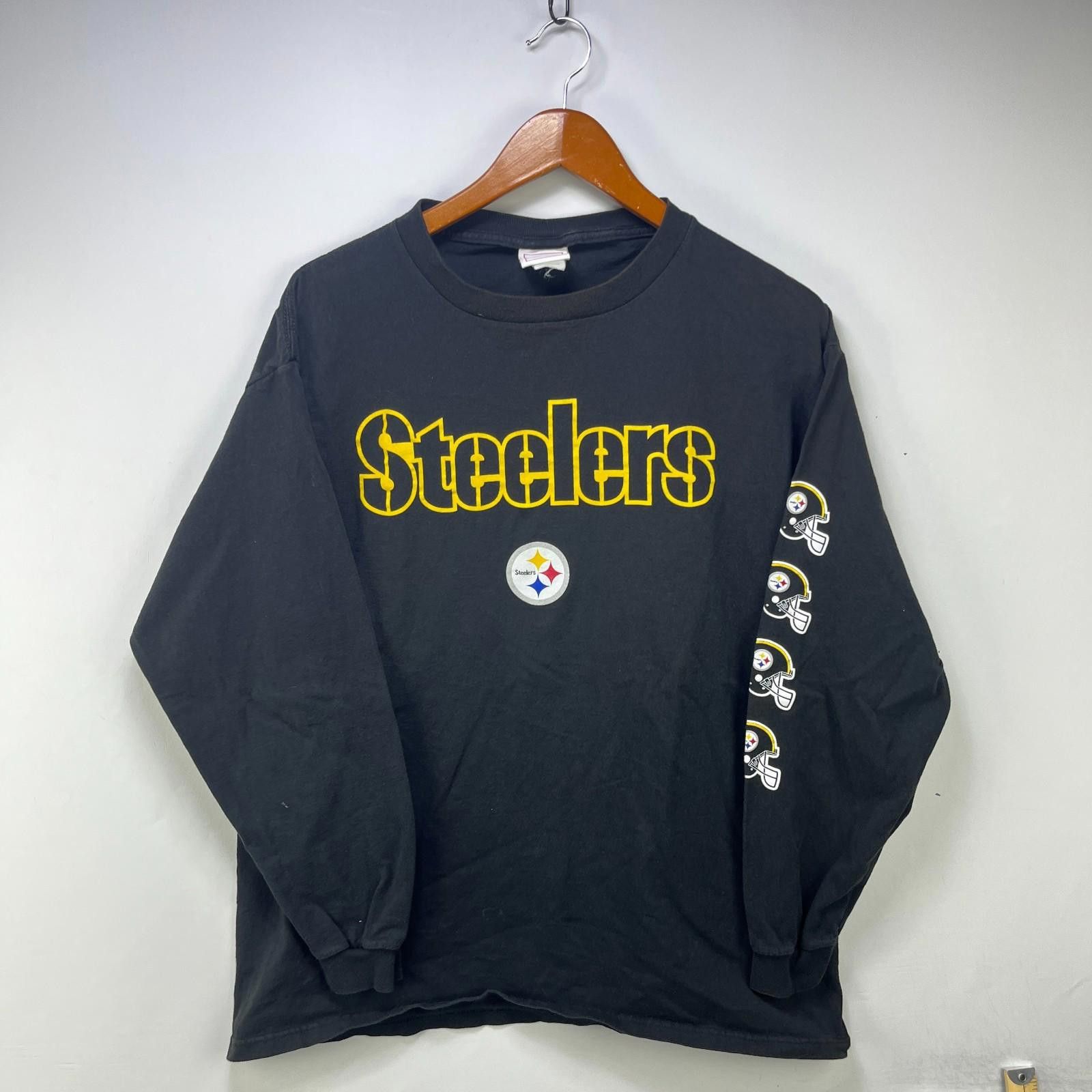 Other Vintage 90s Pittsburgh Steelers Long Sleeve Shirt Large Size ONE SIZE - 1 Thumbnail