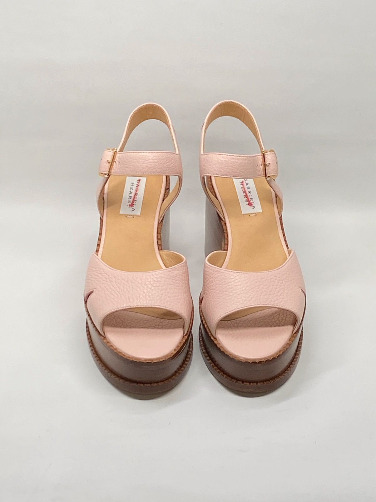 Gabriela Hearst Gabriela Hearst Zuri 90MM Leather Platform Sandals size 37.5 Size US 7.5 / IT 37.5 - 2 Thumbnail