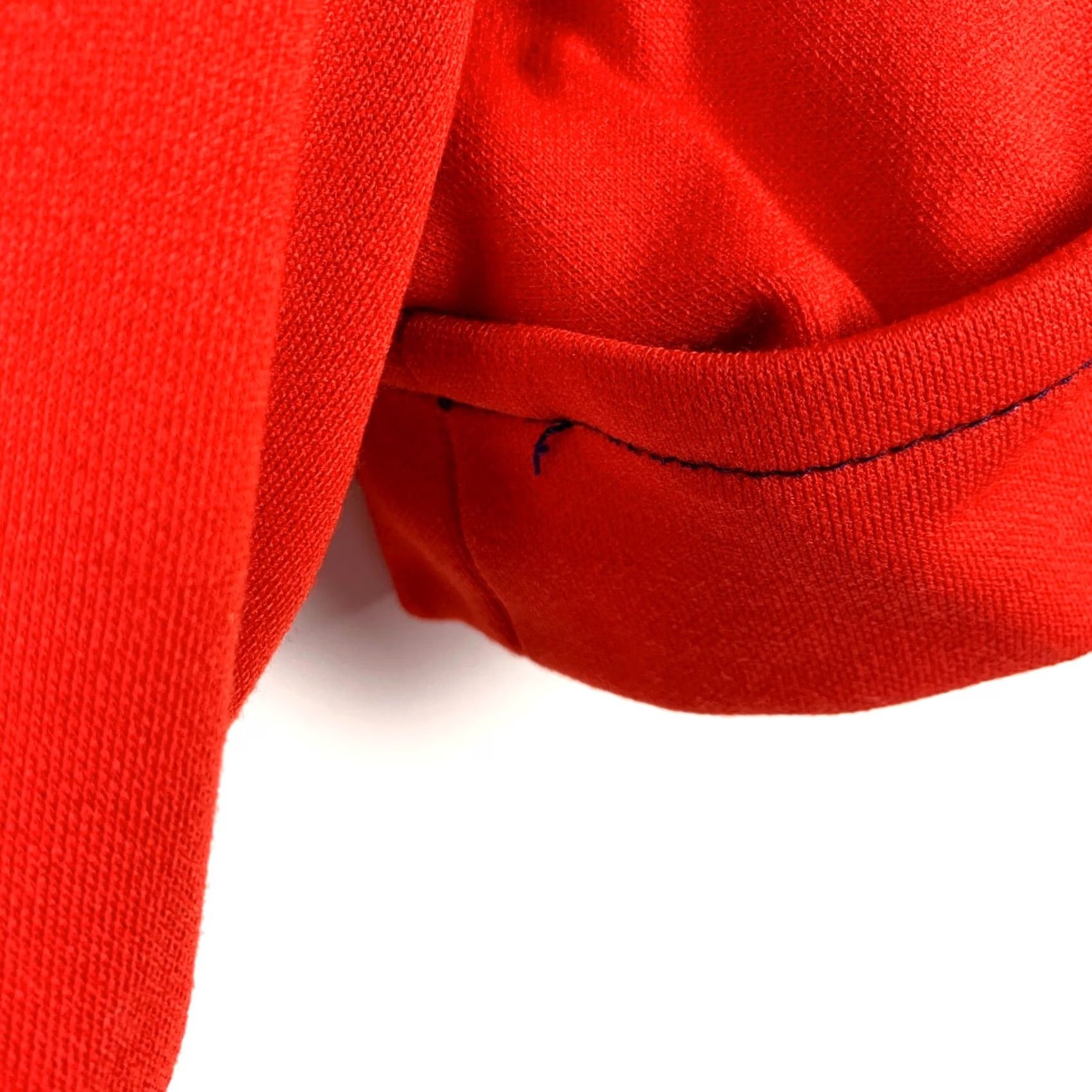 GRAFF VINTAGE Graff Jumpsuit Red Disco Wide Leg Coveralls 70s S/M Womens Small Medium Size 28" / US 6 / IT 42 - 7 Thumbnail