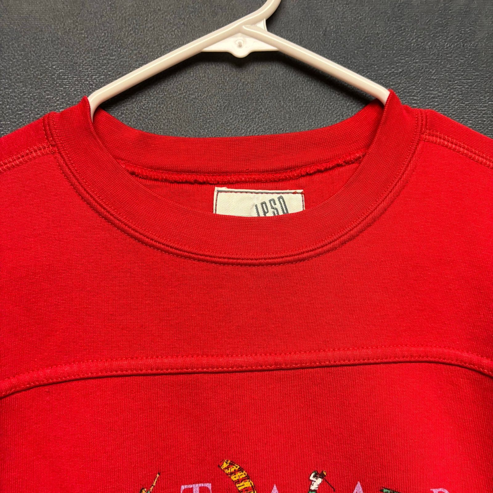 Vintage IPSO Facto Gstaad Switzerland Crewneck Sweatshirt display picture 1