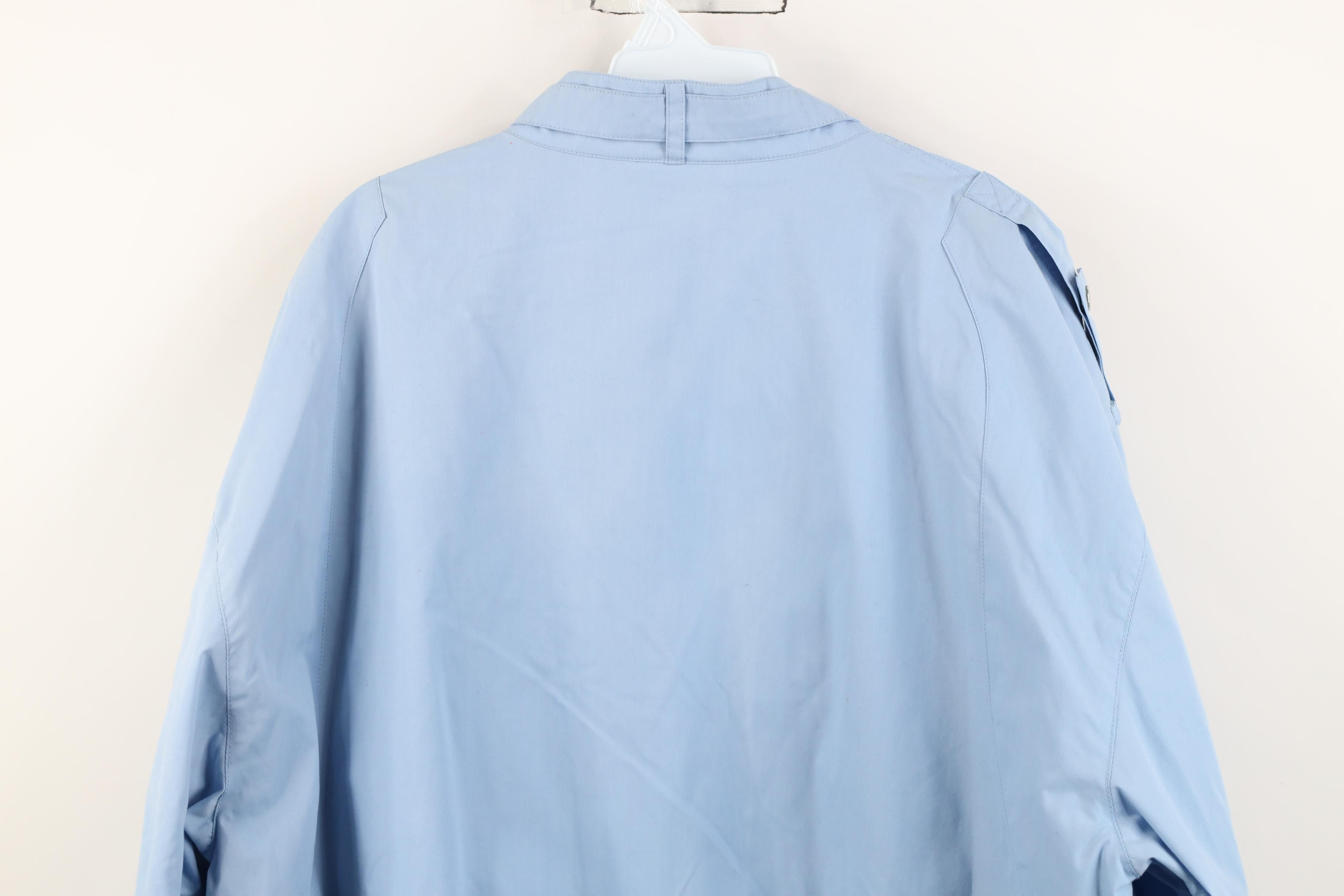 Vintage Vintage 90s Streetwear Racer Bomber Jacket Carolina Blue Size US XL / EU 56 / 4 - 15 Thumbnail