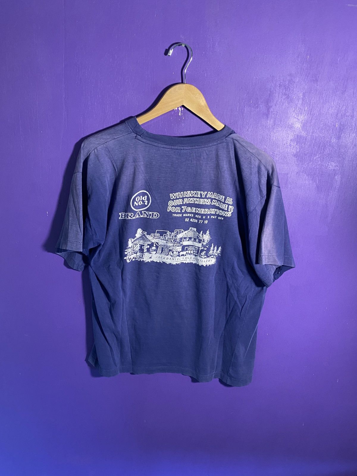 Other Vintage 80s Jack Daniels whiskey faded t-shirt Size US L / EU 52-54 / 3 - 2 Thumbnail