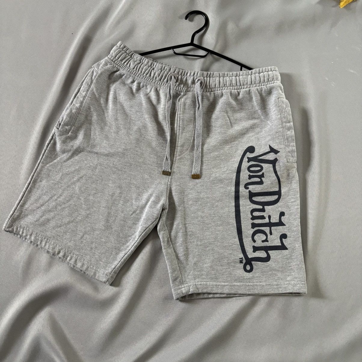 Von Dutch Von Dutch shorts large grey big logo streetwear Size US 34 / EU 50 - 2 Thumbnail