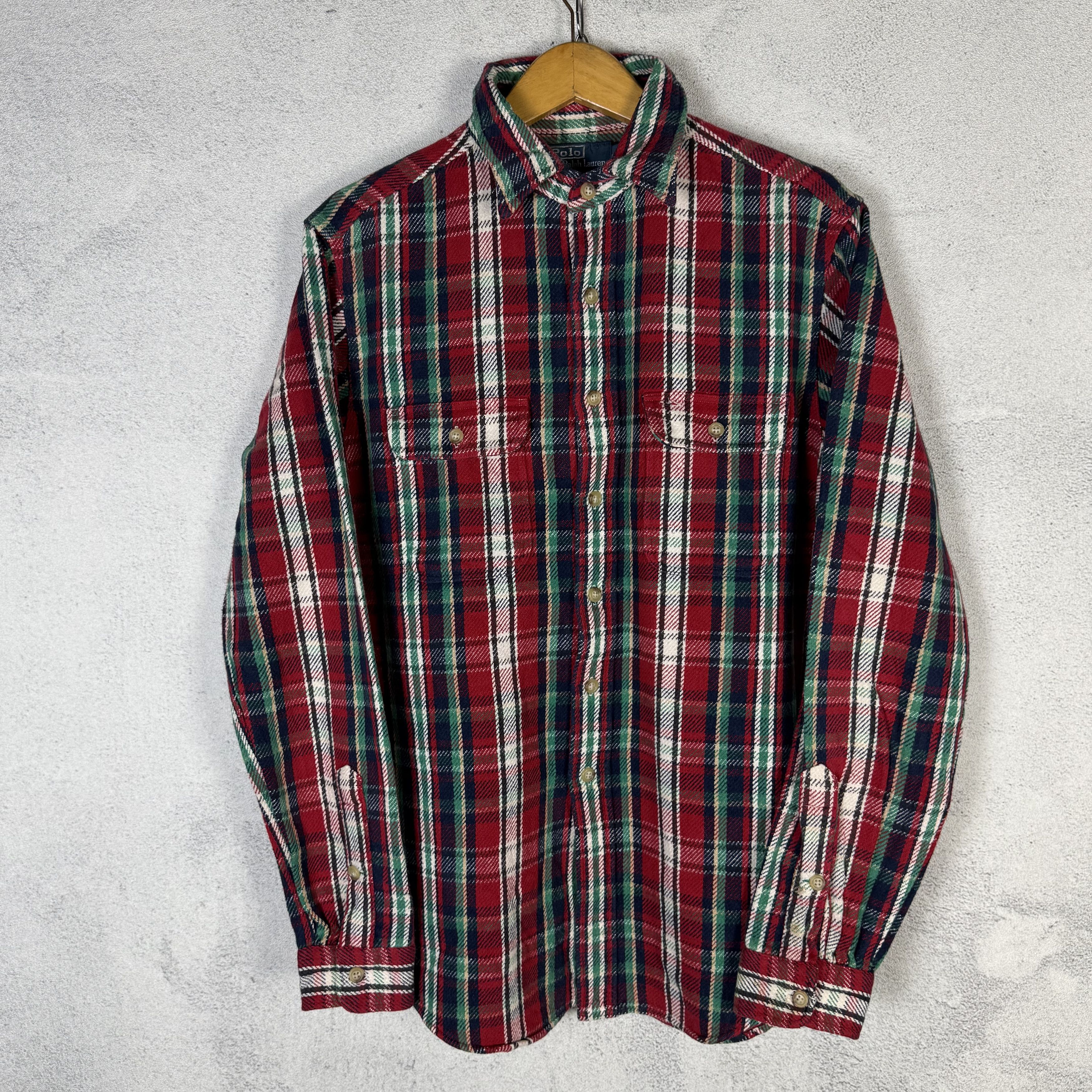 Polo Ralph Lauren Polo Ralph Lauren Flannel Shirt Size US M / EU 48-50 / 2 - 1 Thumbnail