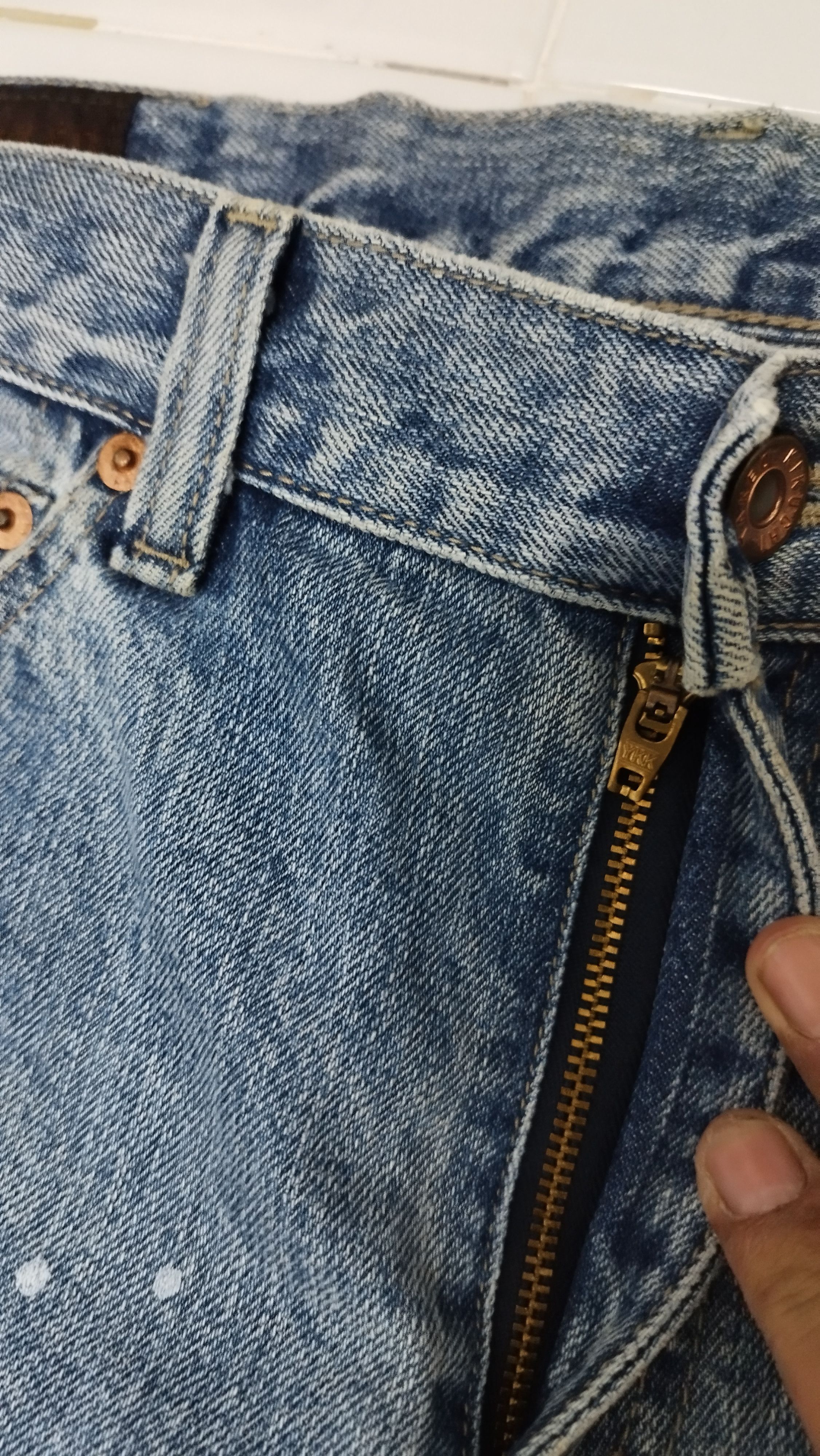 Hysteric Glamour × Le Grande Bleu (L.G.B.) × Takeo Kikuchi Takeo kikuchi distrssed original production Size US 33 - 5 Thumbnail