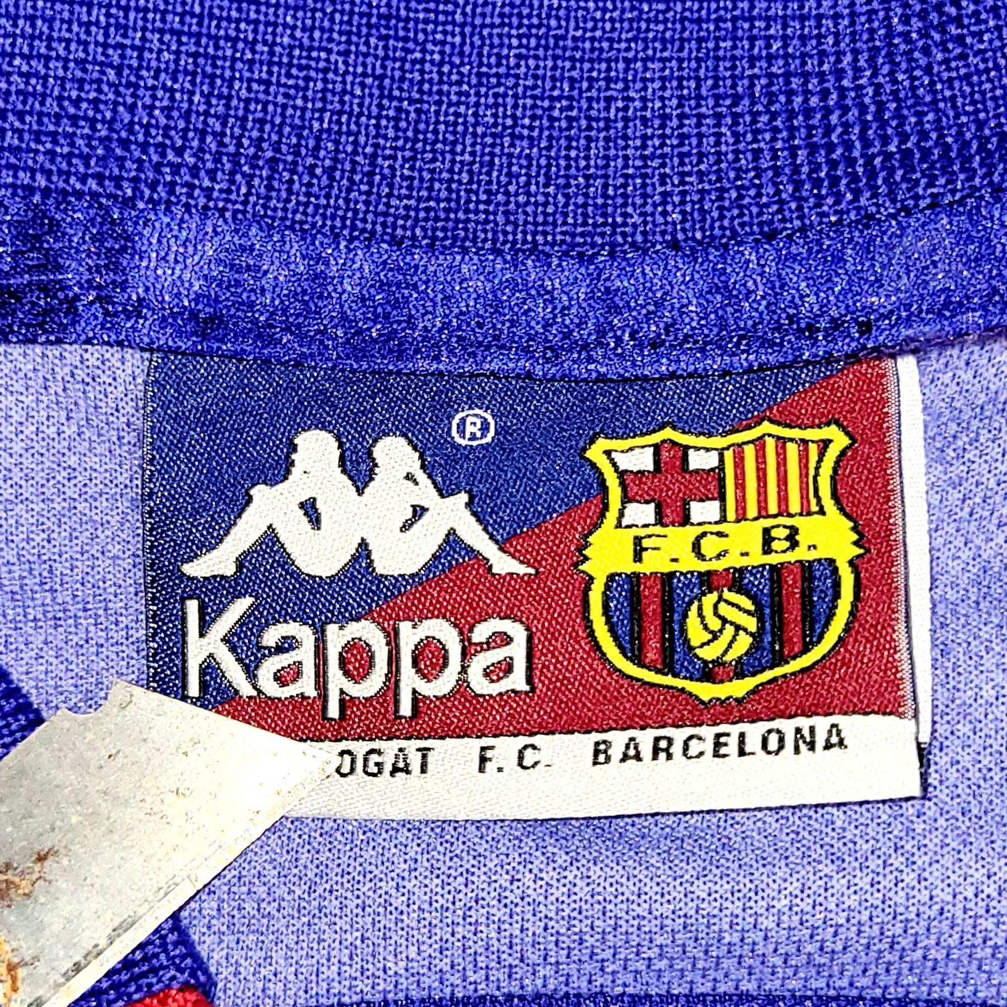 Kappa Ronaldo Kappa Barcelona 1996 1997 Home Soccer Jersey XL Size US XL / EU 56 / 4 - 4 Thumbnail