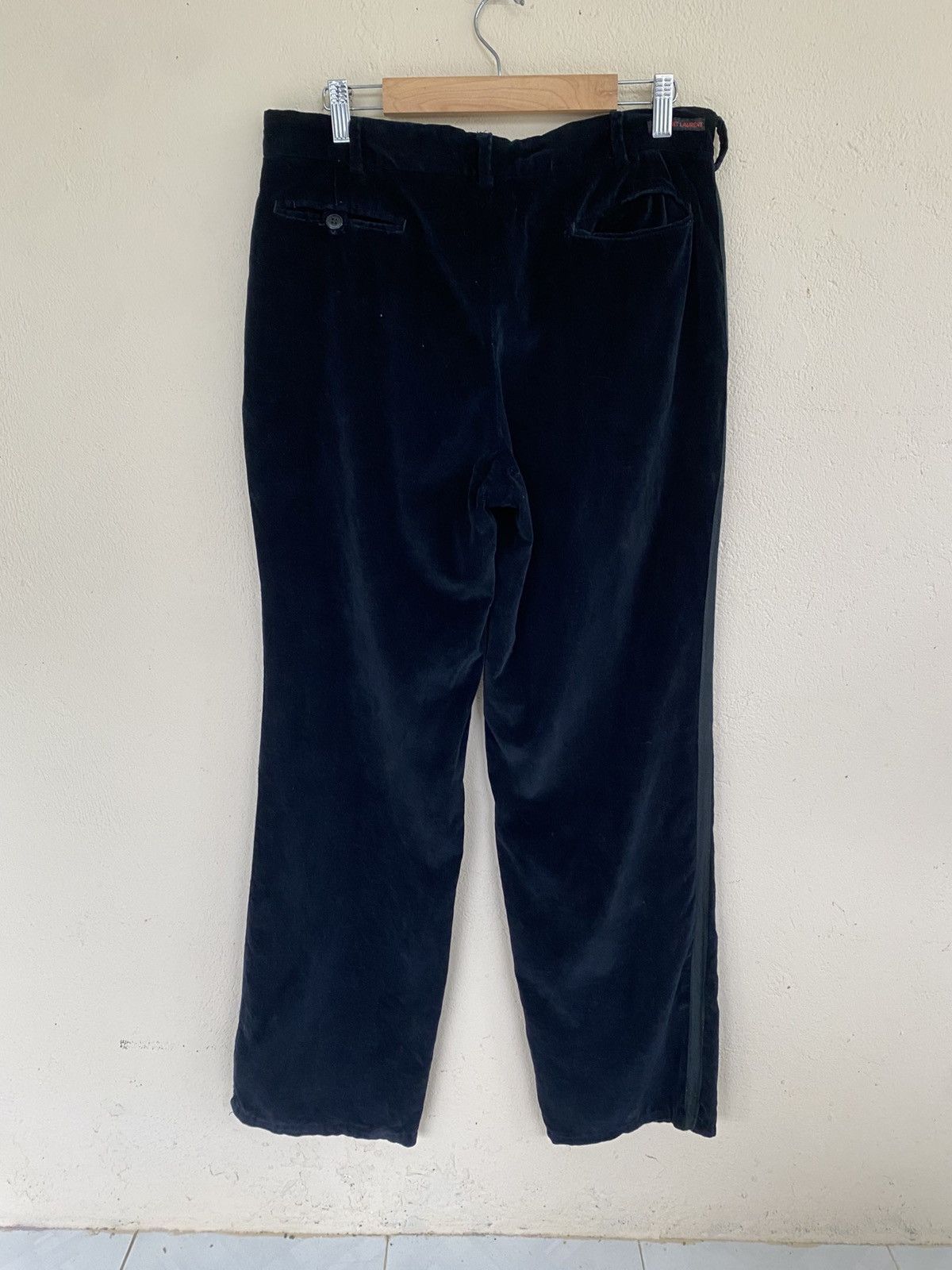 Yves Saint Laurent YSL Velvet Sidetape Pant Size US 31 - 2 Thumbnail
