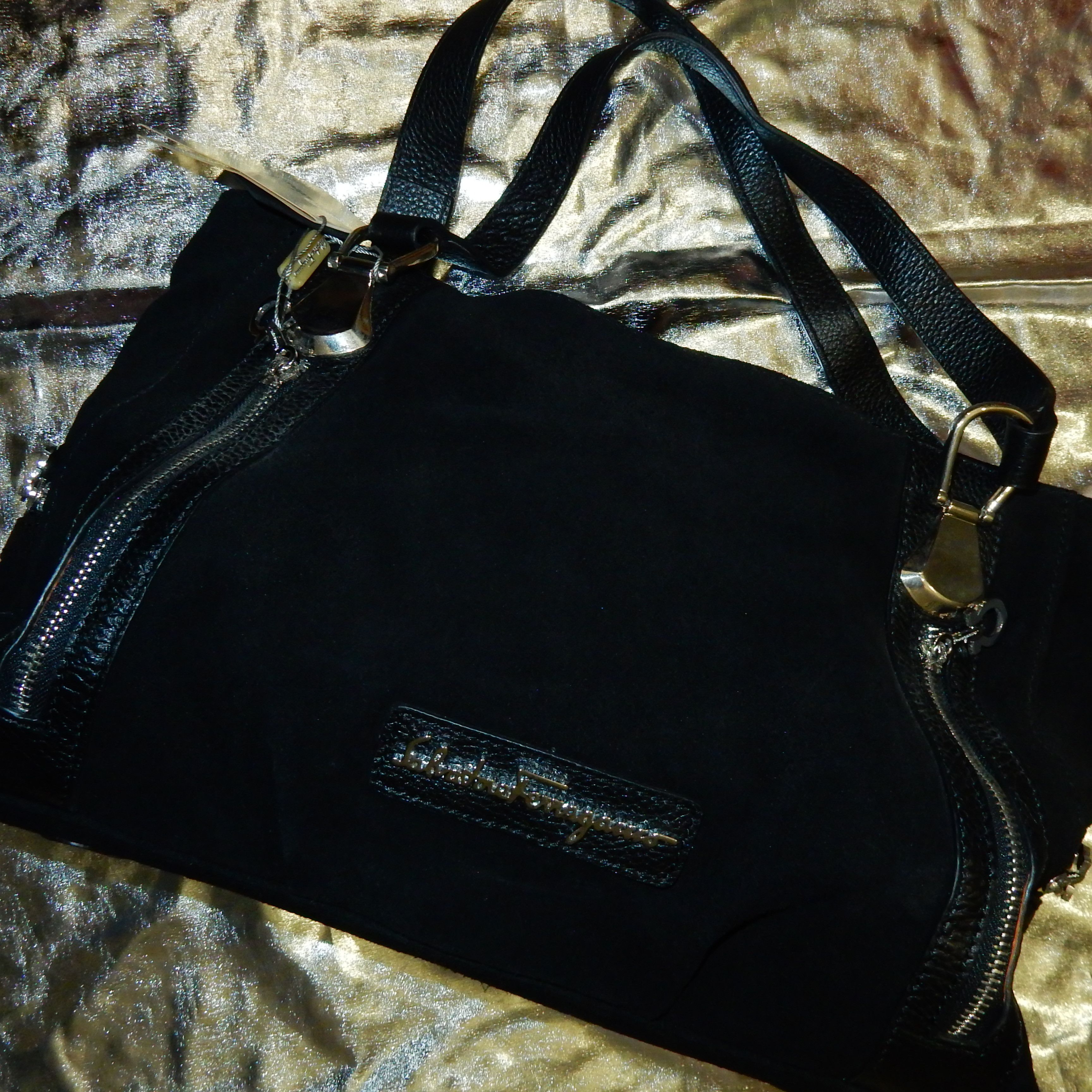 Salvatore Ferragamo Salvatore Ferragamo black leather bag Size ONE SIZE - 8 Thumbnail