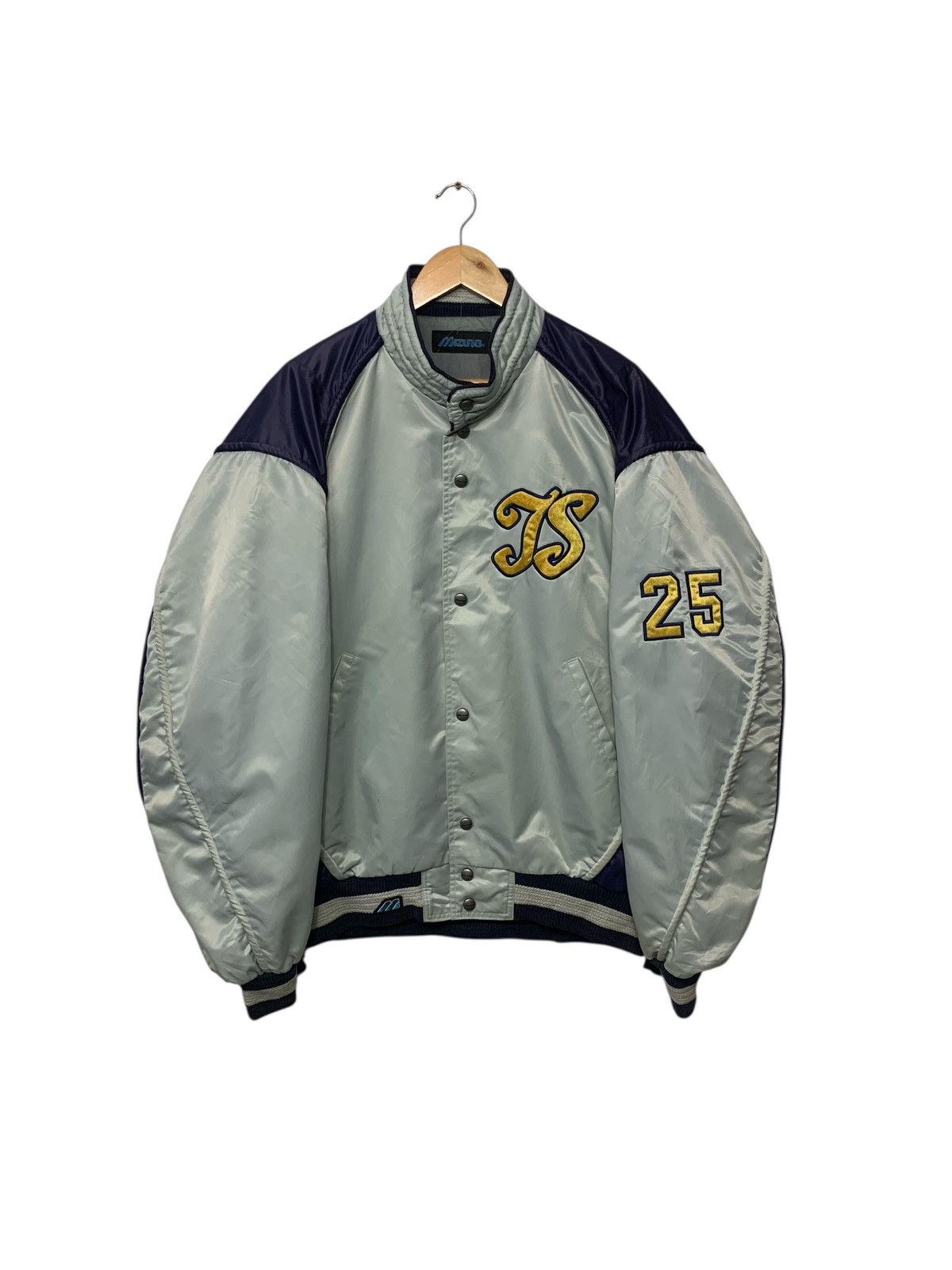 Mizuno Vintage 90's Mizuno JS "25" Button Ups Baseball Jacket Size US XL / EU 56 / 4 - 1 Thumbnail