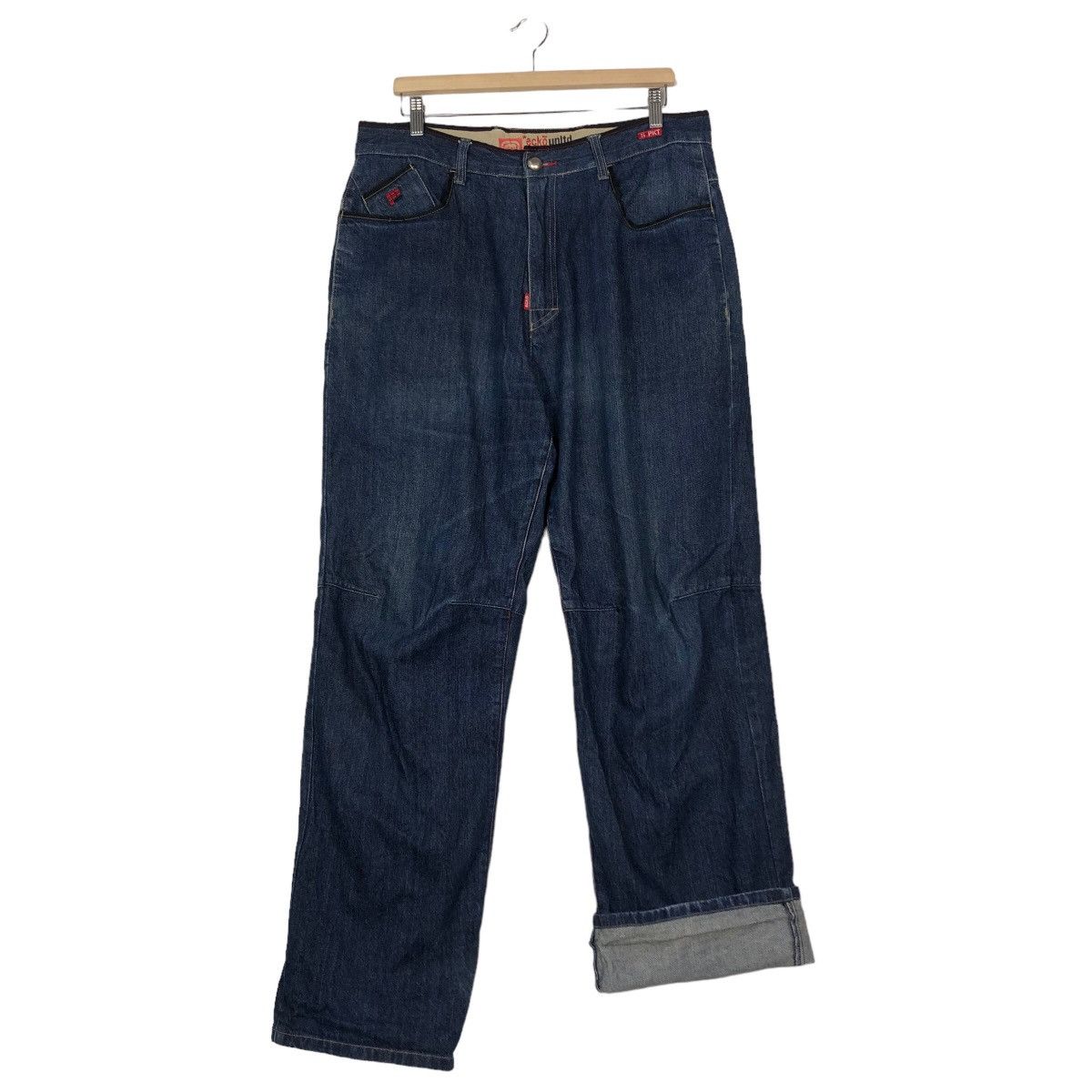 Ecko Unltd. 🔥Vintage Denim Jeans Biker Ecko Untld Rare Design Size US 34 / EU 50 - 11 Thumbnail