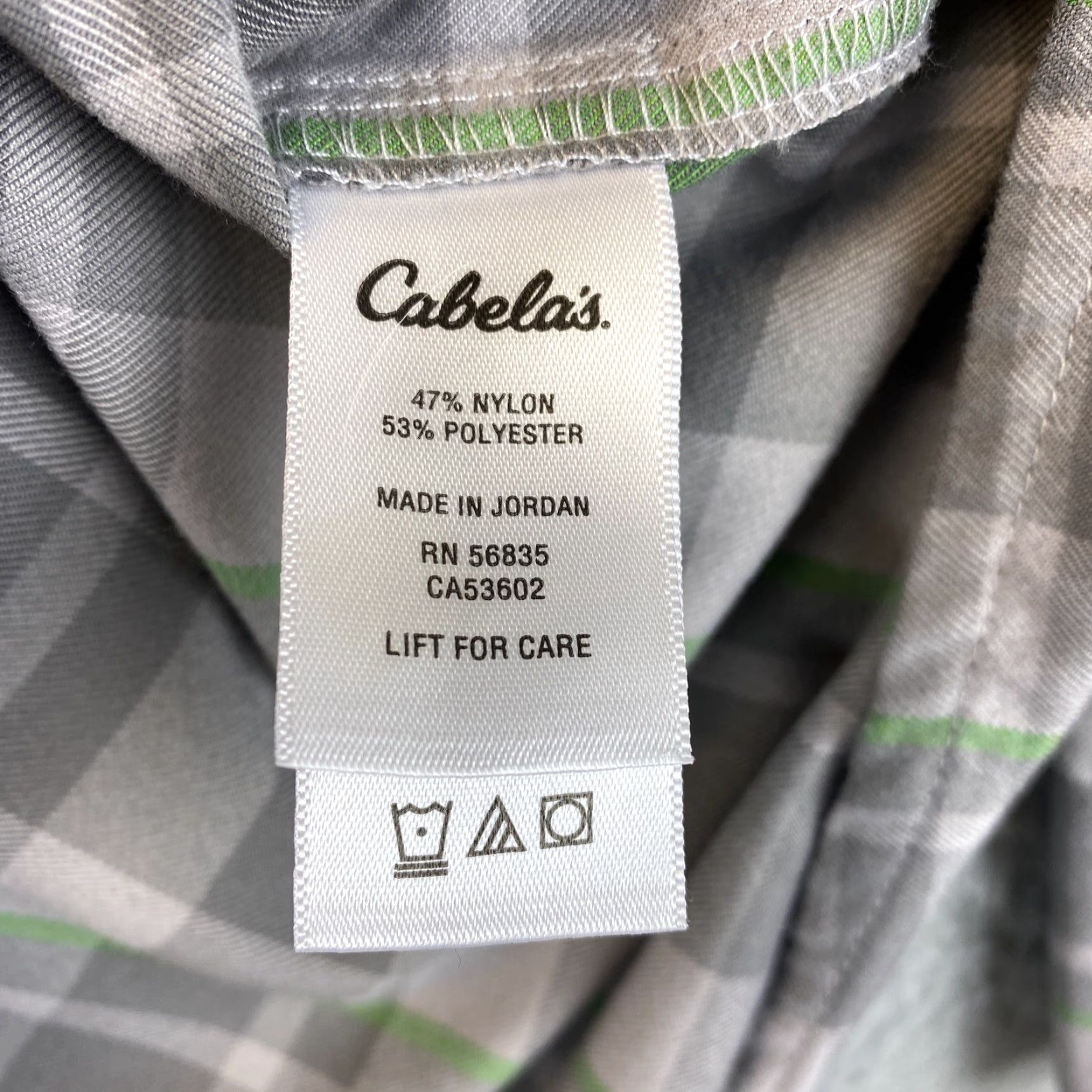 Vintage CABELA'S Men Tall LT Button Down Shirt Gray Plaid 16-36 Big & Tall Dress Shirt Mens Size US L / EU 52-54 / 3 - 6 Thumbnail