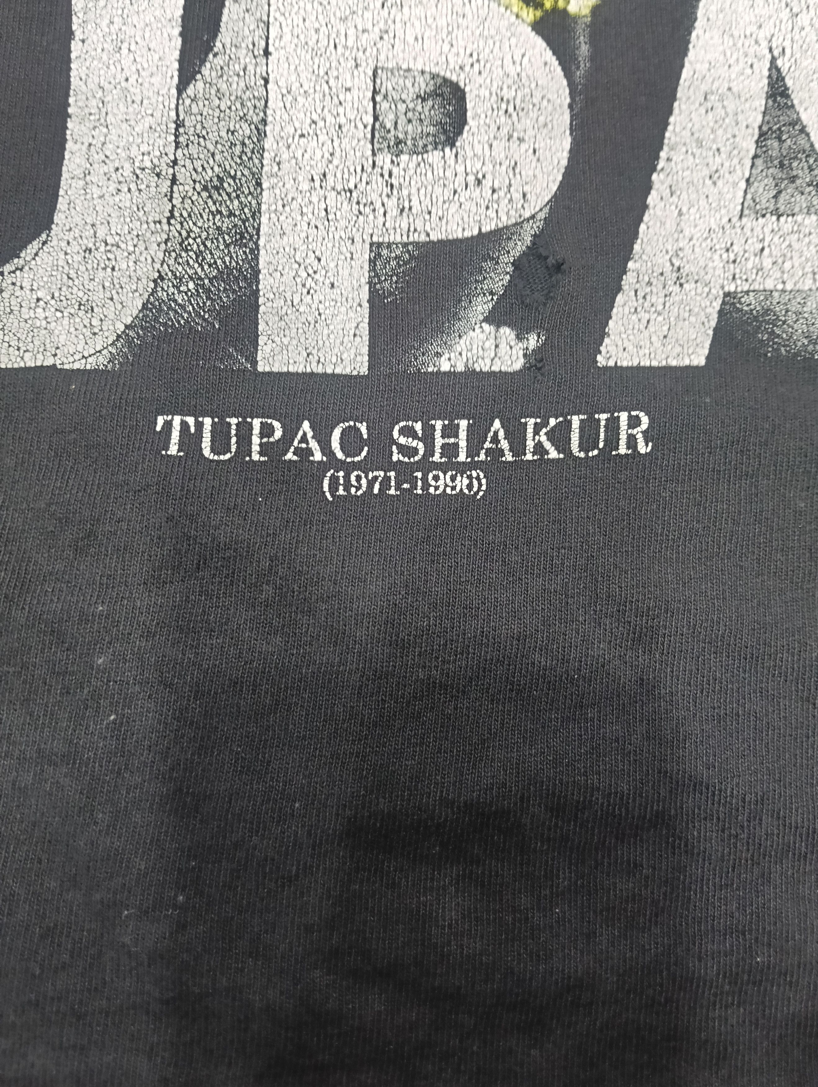 Rap Tees × Vintage Vintage Y2K Tupac Shakur Tee Size US XL / EU 56 / 4 - 3 Thumbnail