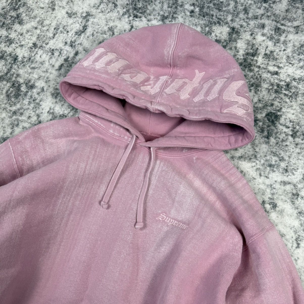 Supreme Supreme SS21 Brush Stroke ‘Pink’ Hoodie Size US M / EU 48-50 / 2 - 2 Thumbnail
