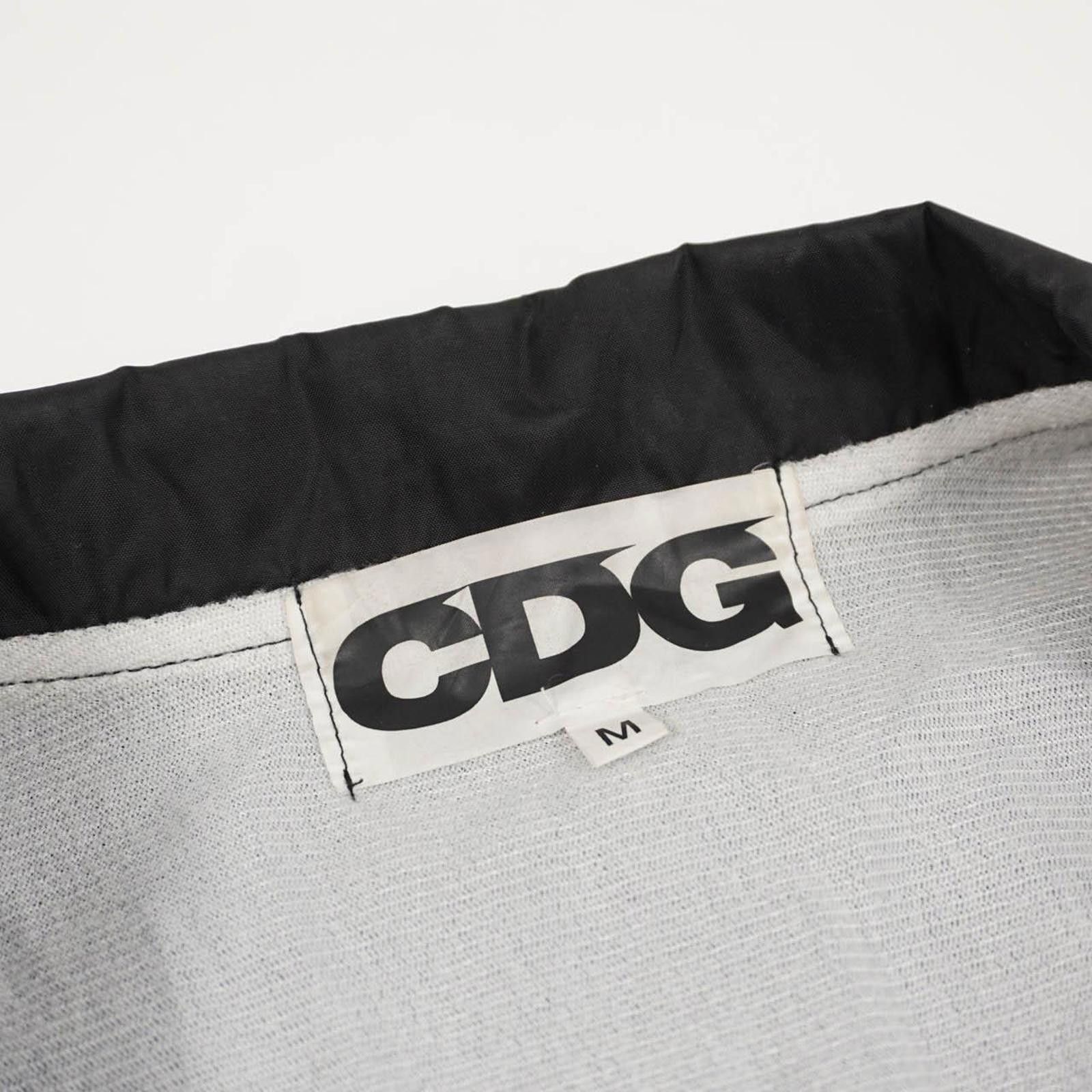 Comme des Garcons (L/XL) CDG 2019 Black Nylon Triple Print Rain Jacket Size US XL / EU 56 / 4 - 3 Thumbnail