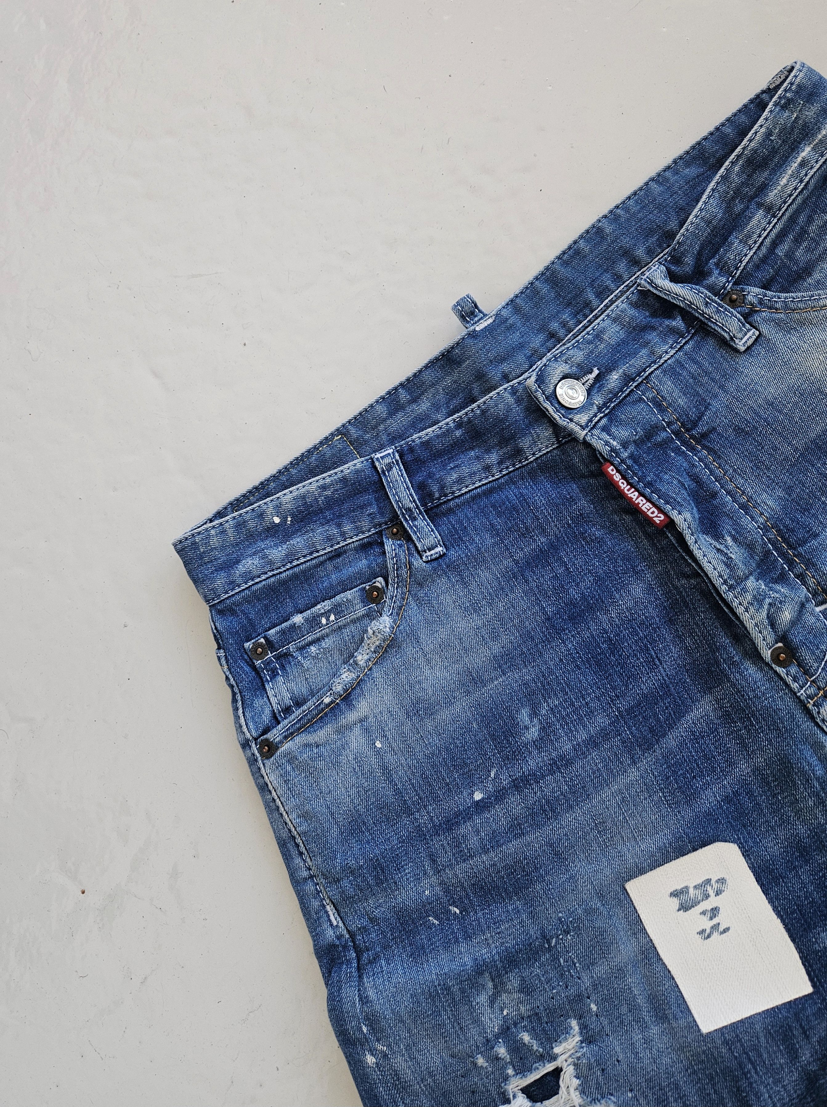 Dsquared2 Dsquared2 square crotch short distressed denim Size US 32 / EU 48 - 4 Thumbnail