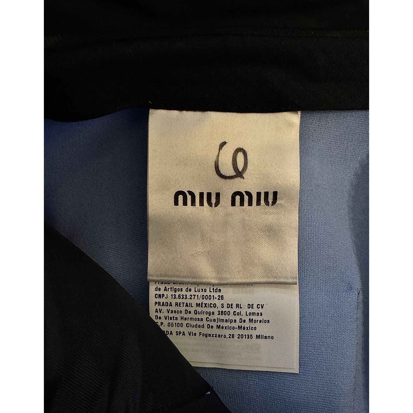 Miu Miu Miu Miu NWT Feather-trimmed Tech-jersey Pants In Blue Size 28" / US 6 / IT 42 - 6 Thumbnail