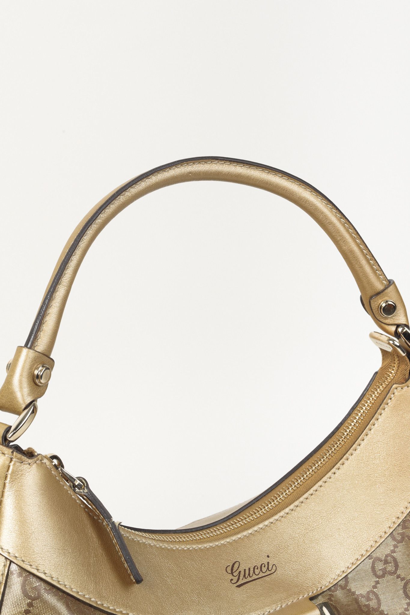 Gucci Gucci 2000s Style Metallic GG Crystal Abbey D-Ring Bag Size ONE SIZE - 7 Thumbnail