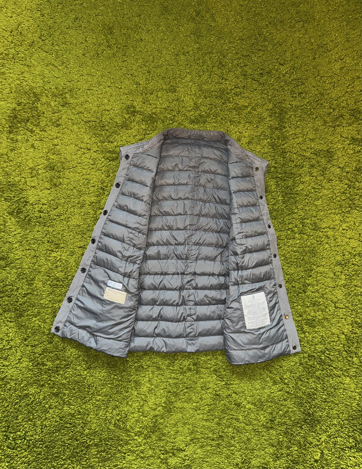 Brunello Cucinelli × Designer Brunello Cucinelli luxury belted puffer down vest gilet Size M / US 6-8 / IT 42-44 - 2 Thumbnail