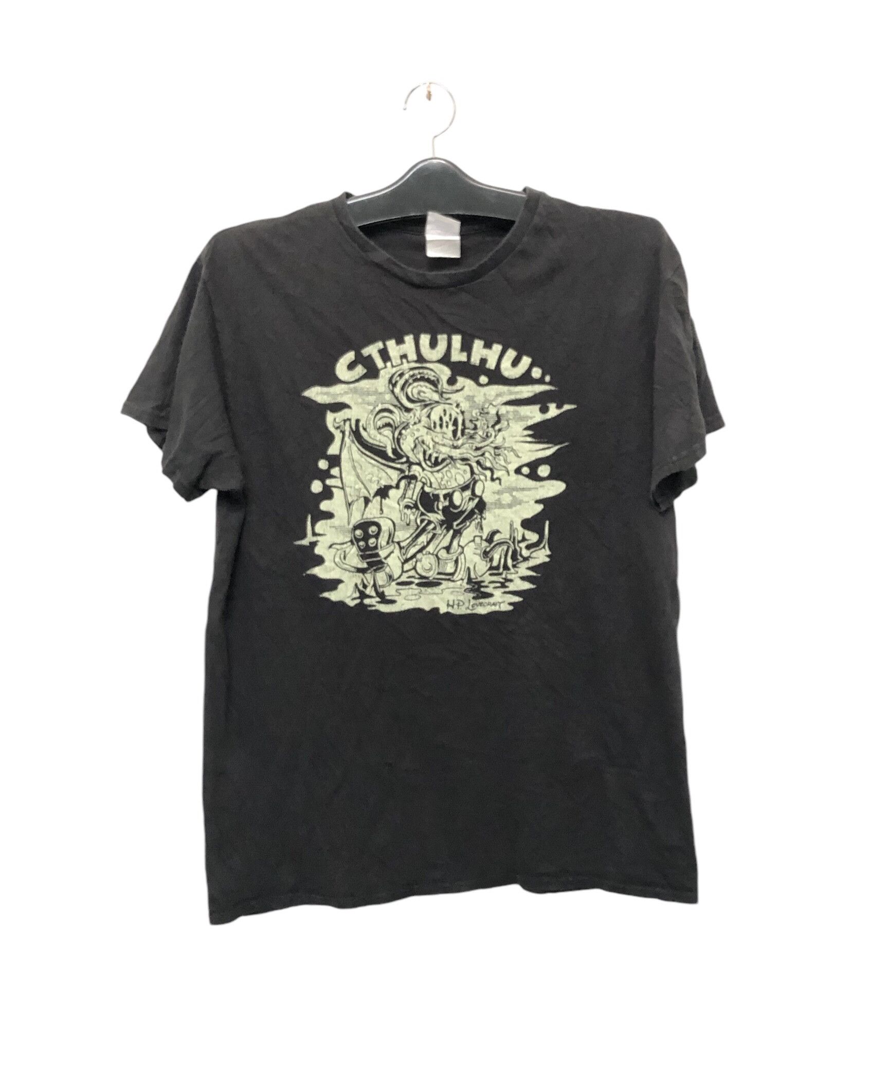 Cartoon Network Vintage Cthulhu In H.P Lovecraft Tshirt Size US M / EU 48-50 / 2 - 1 Thumbnail