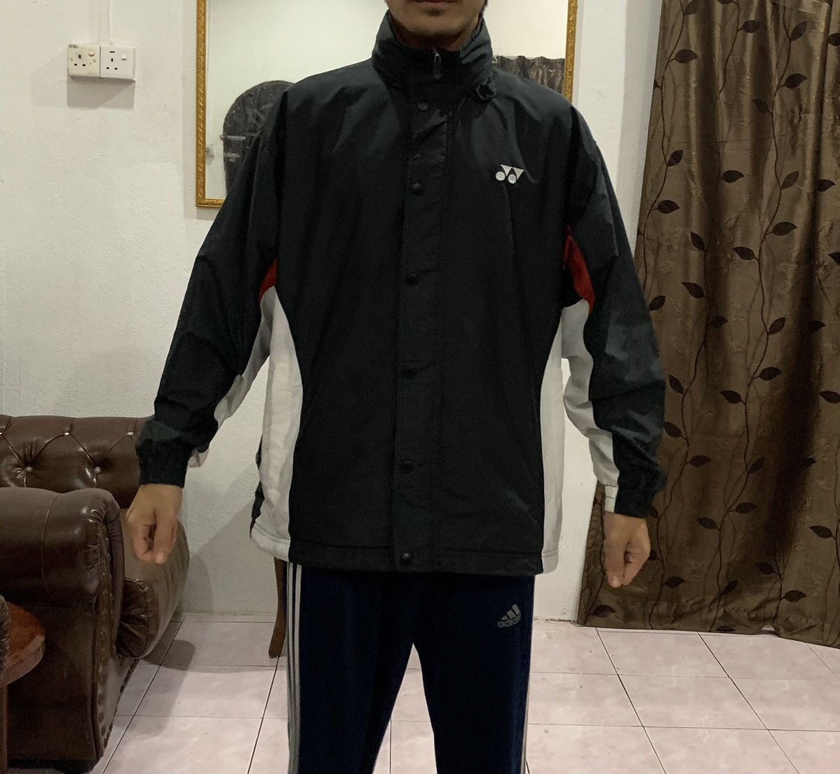 Japanese Brand × Vintage 🔥Vintage 90s YONEX JAPAN SPORT FULLZIP JACKET Lee Chong Wei Size US M / EU 48-50 / 2 - 8 Thumbnail