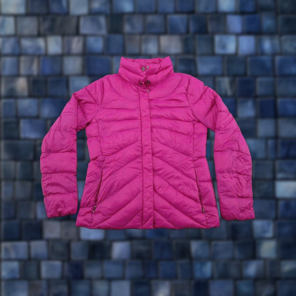 Lands' End VINTAGE Lands' End Down Filled Puffer Jacket Womens XS Pink Outdoor Casual Winter Fall Regular Zip Size XS / US 0-2 / IT 36-38 - 1 Thumbnail