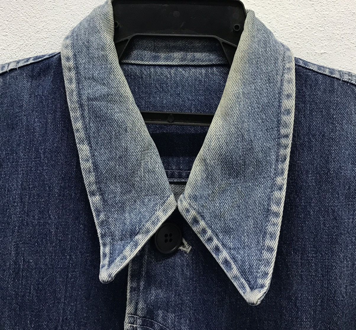 Japanese Brand Vintage Demob Men Denim Jacket Size US XL / EU 56 / 4 - 3 Thumbnail
