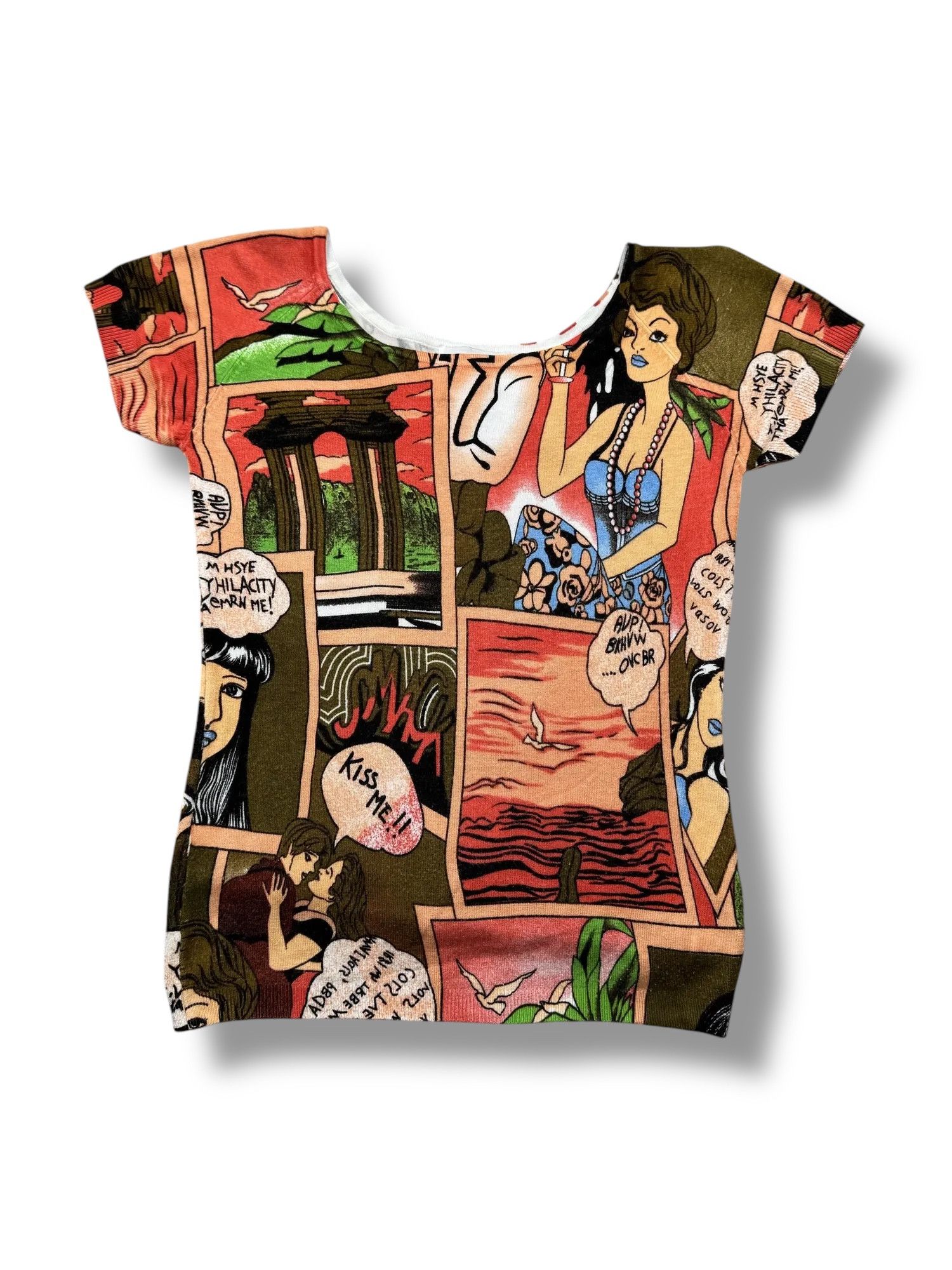 Japanese Brand Printed Tee From The 90s(V190) Size M / US 6-8 / IT 42-44 - 1 Thumbnail