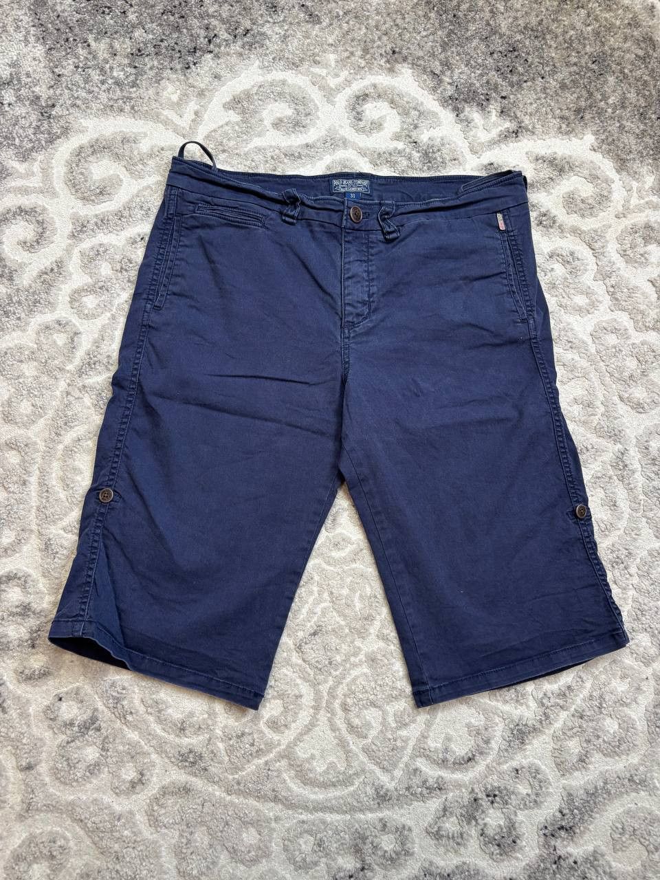 Polo Ralph Lauren Polo Ralph Lauren Navy Chino Shorts Size 31 Size US 31 - 3 Thumbnail
