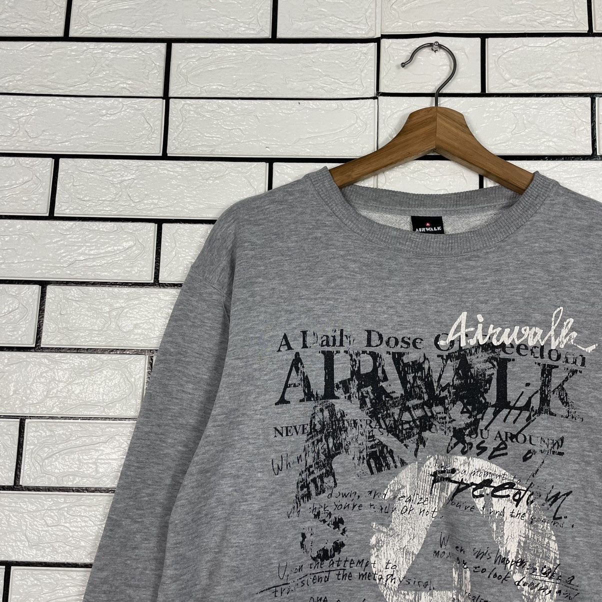 Airwalk Airwalk Big Print Gray Sweatshirt Size US M / EU 48-50 / 2 - 6 Thumbnail