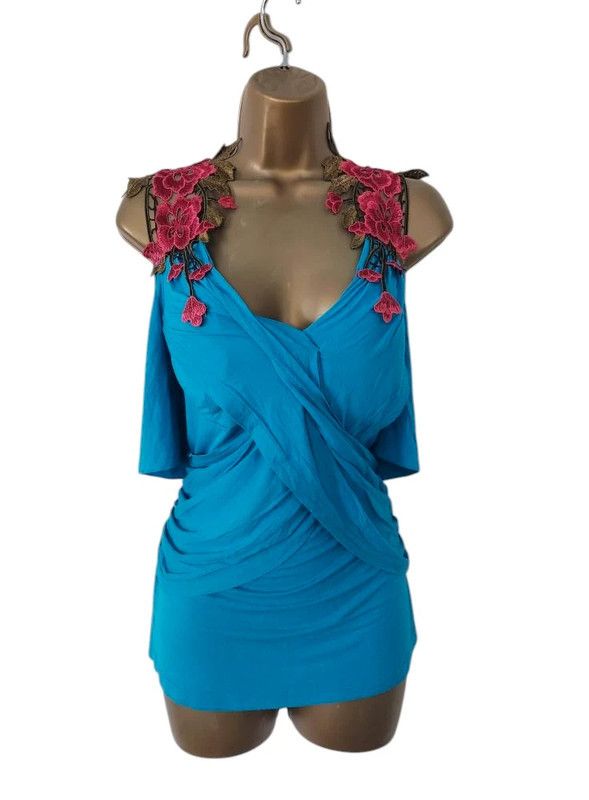 Vintage Sheilay Vintage style cold shoulders top XL Size XL / US 12-14 / IT 48-50 - 1 Thumbnail