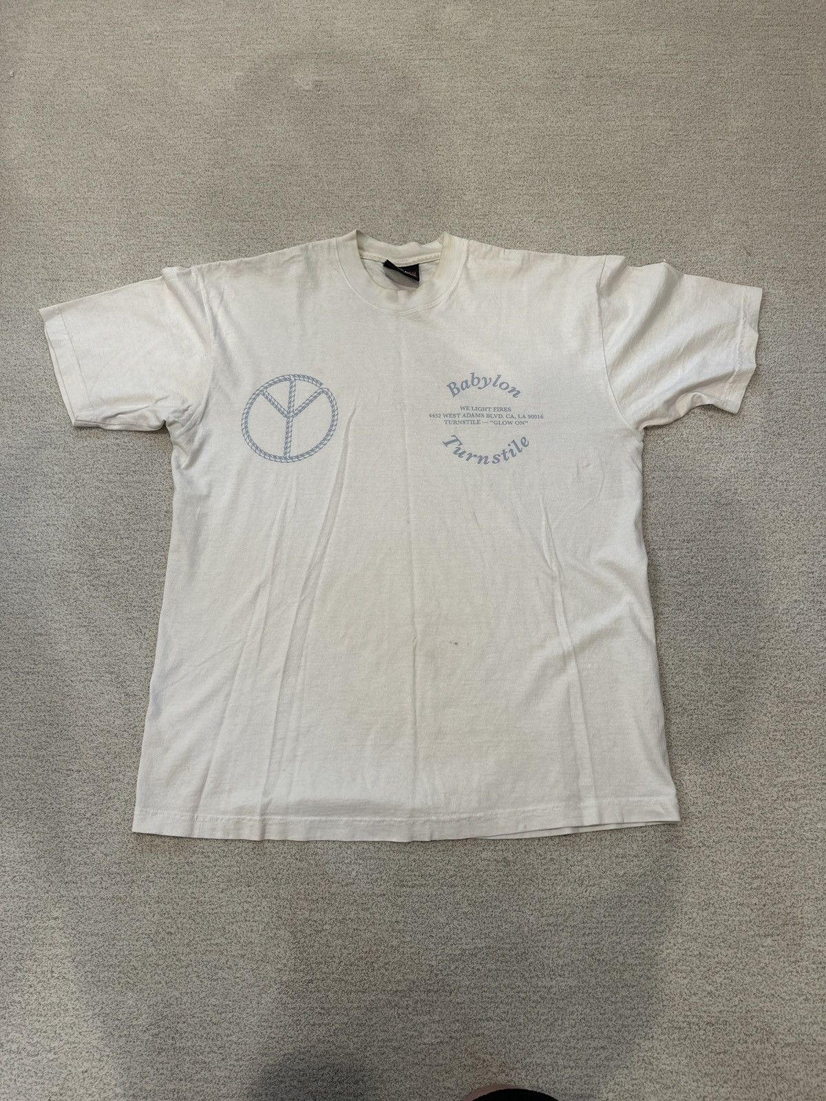 Babylon × Band Tees Turnstile x Babylon “Glow On” Tee Rare | Grailed